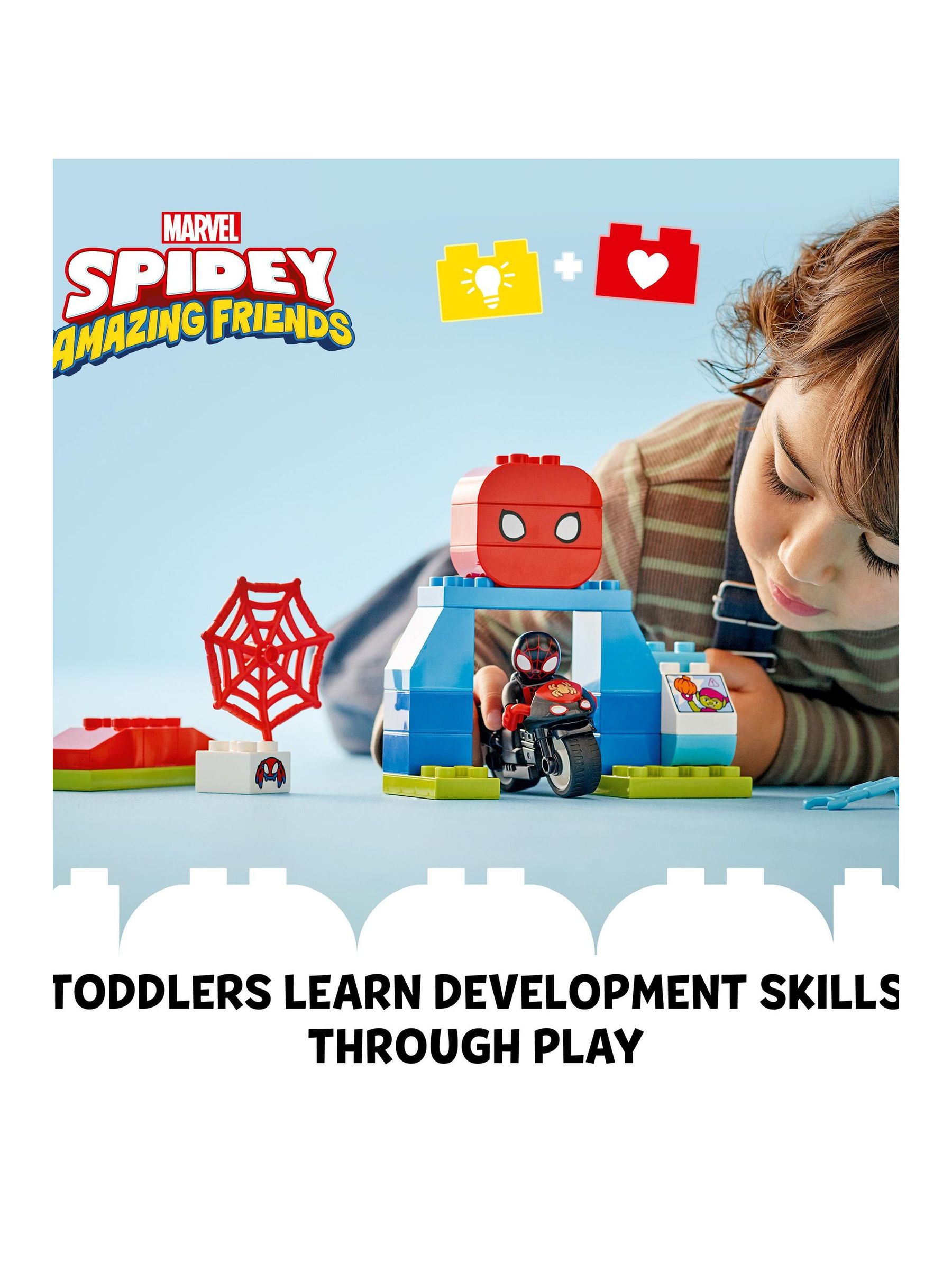 LEGO DUPLO Marvel Spins Motorcycle Adventure Set - Image 3 of 8