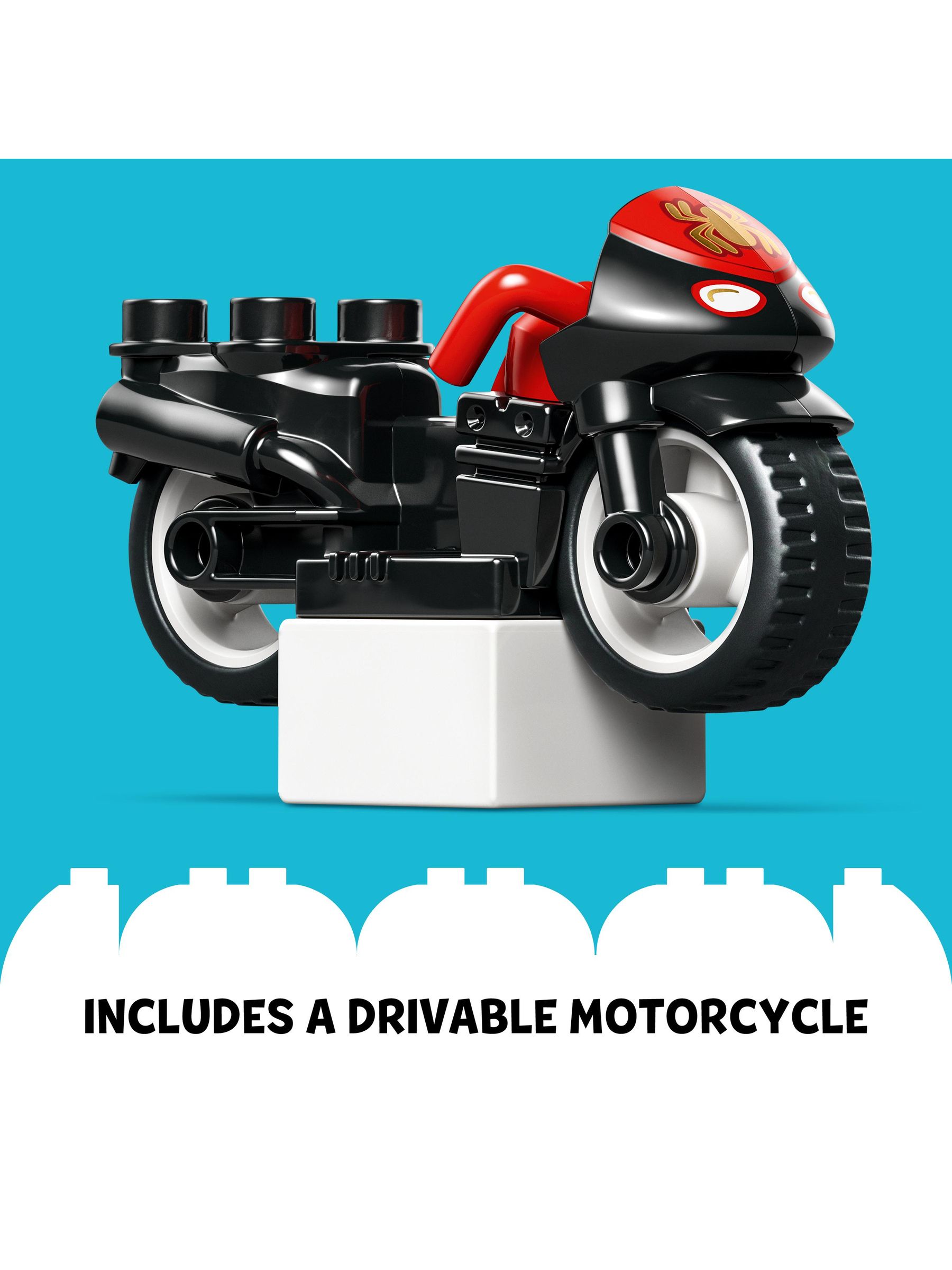 LEGO DUPLO Marvel Spins Motorcycle Adventure Set - Image 6 of 8