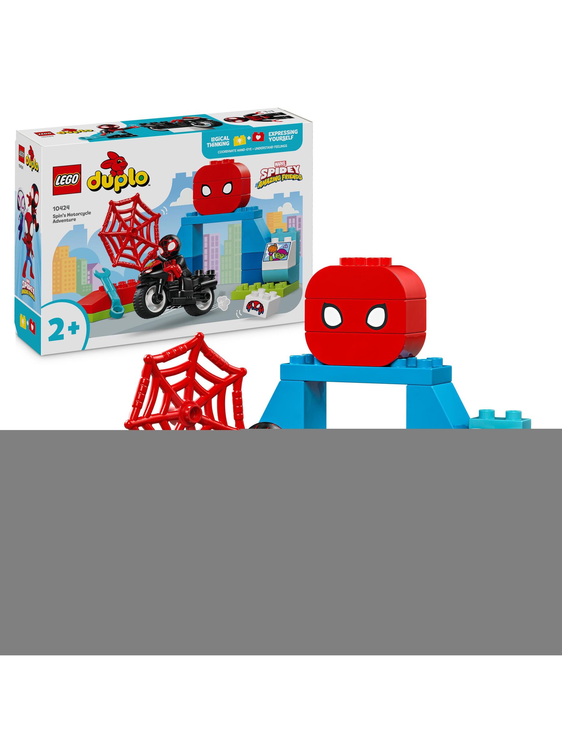LEGO DUPLO Marvel Spins Motorcycle Adventure Set - Image 9 of 15