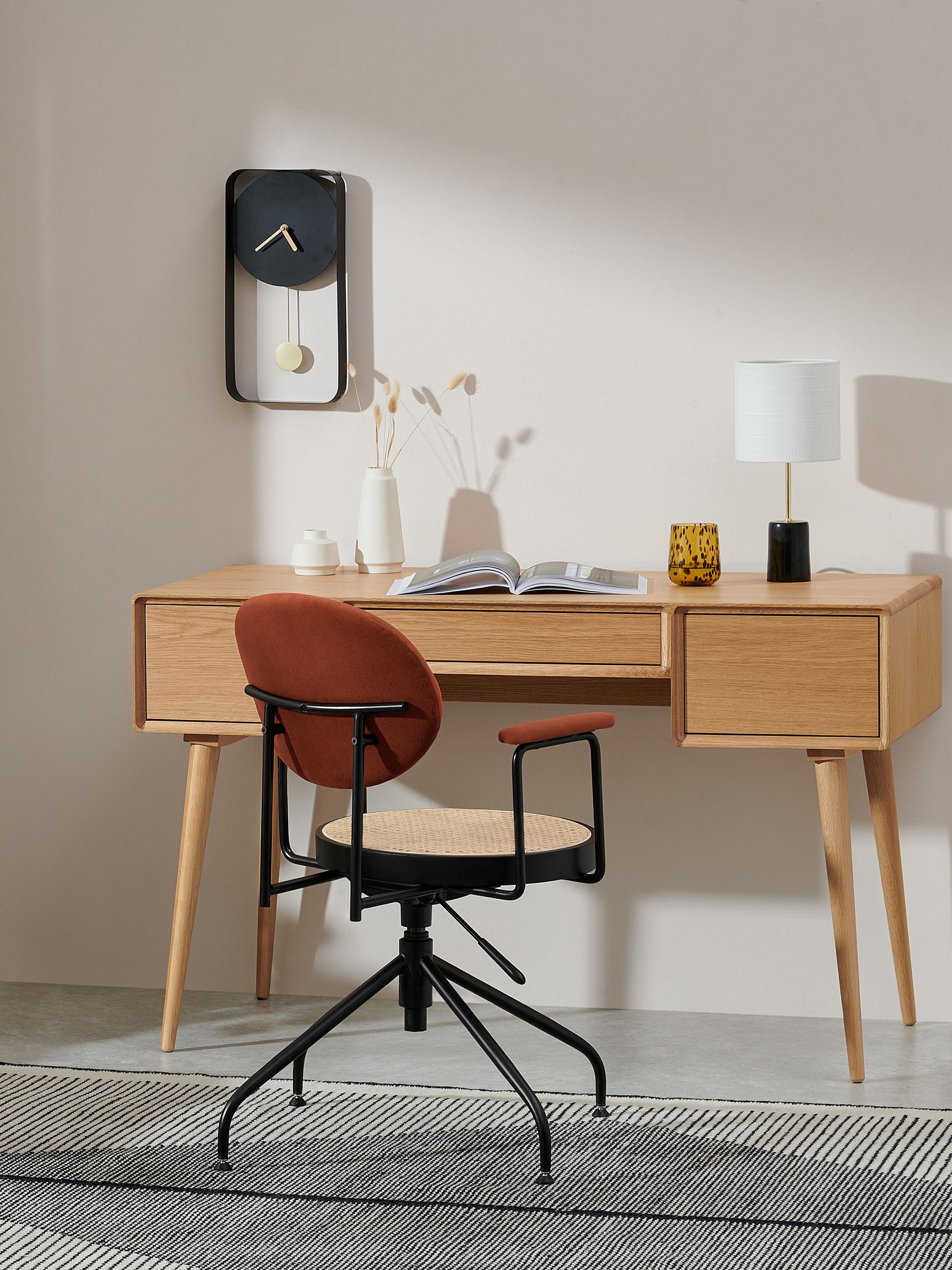 Rumana Office Chair in Orange - Image 6 of 8