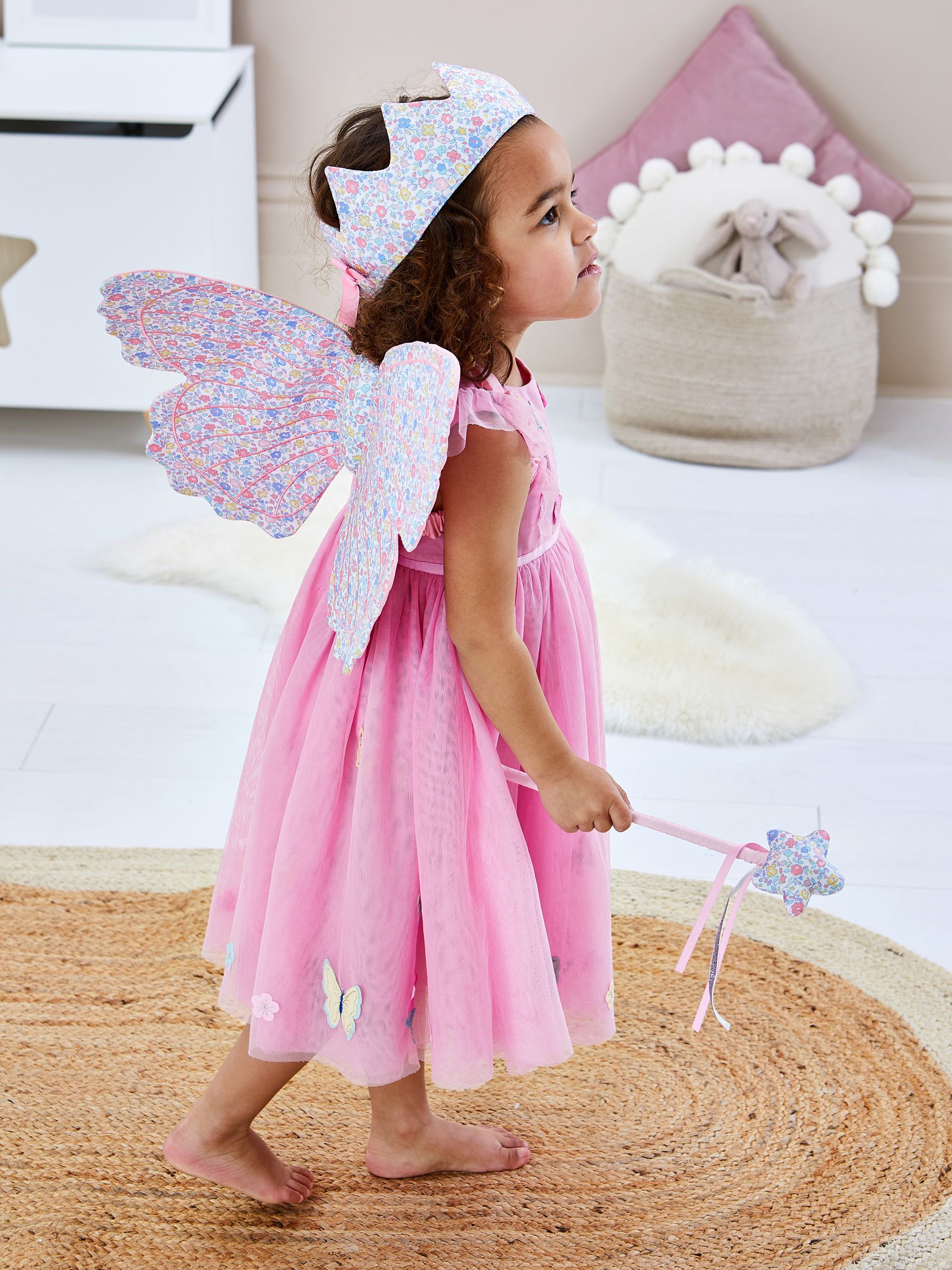 Ditsy Ditsy Print Fairy Wing, Crown & Wand Set - Image 3 of 10