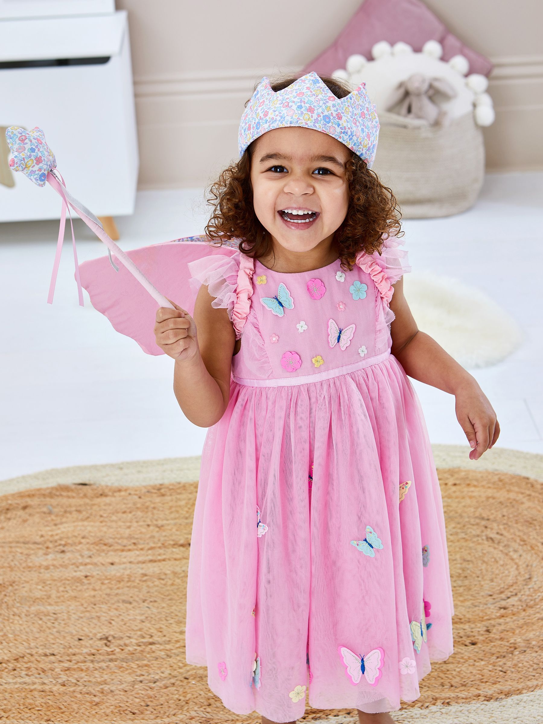 Ditsy Ditsy Print Fairy Wing, Crown & Wand Set - Image 4 of 10