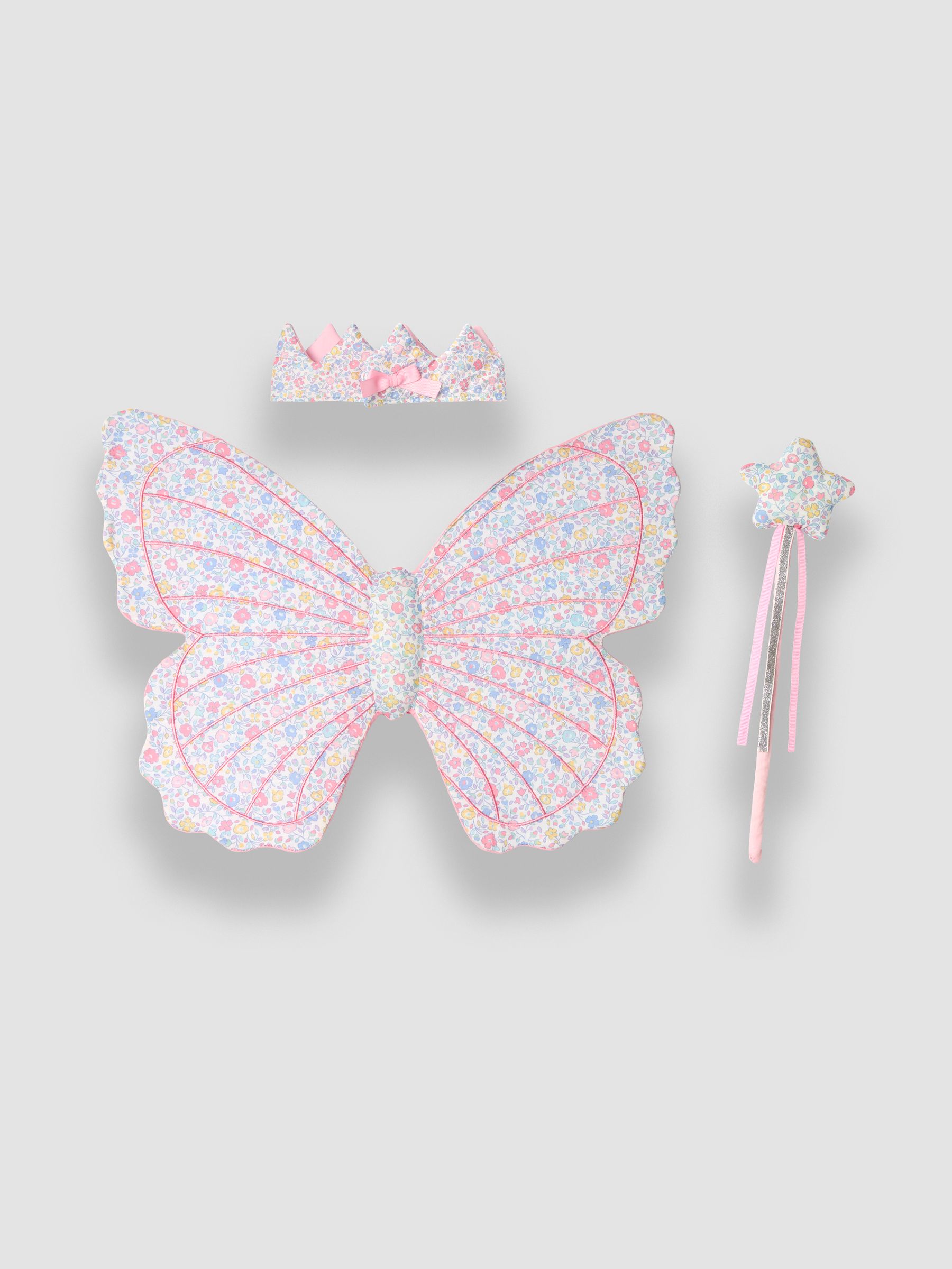 Ditsy Ditsy Print Fairy Wing, Crown & Wand Set | JoJo Maman Bébé USA