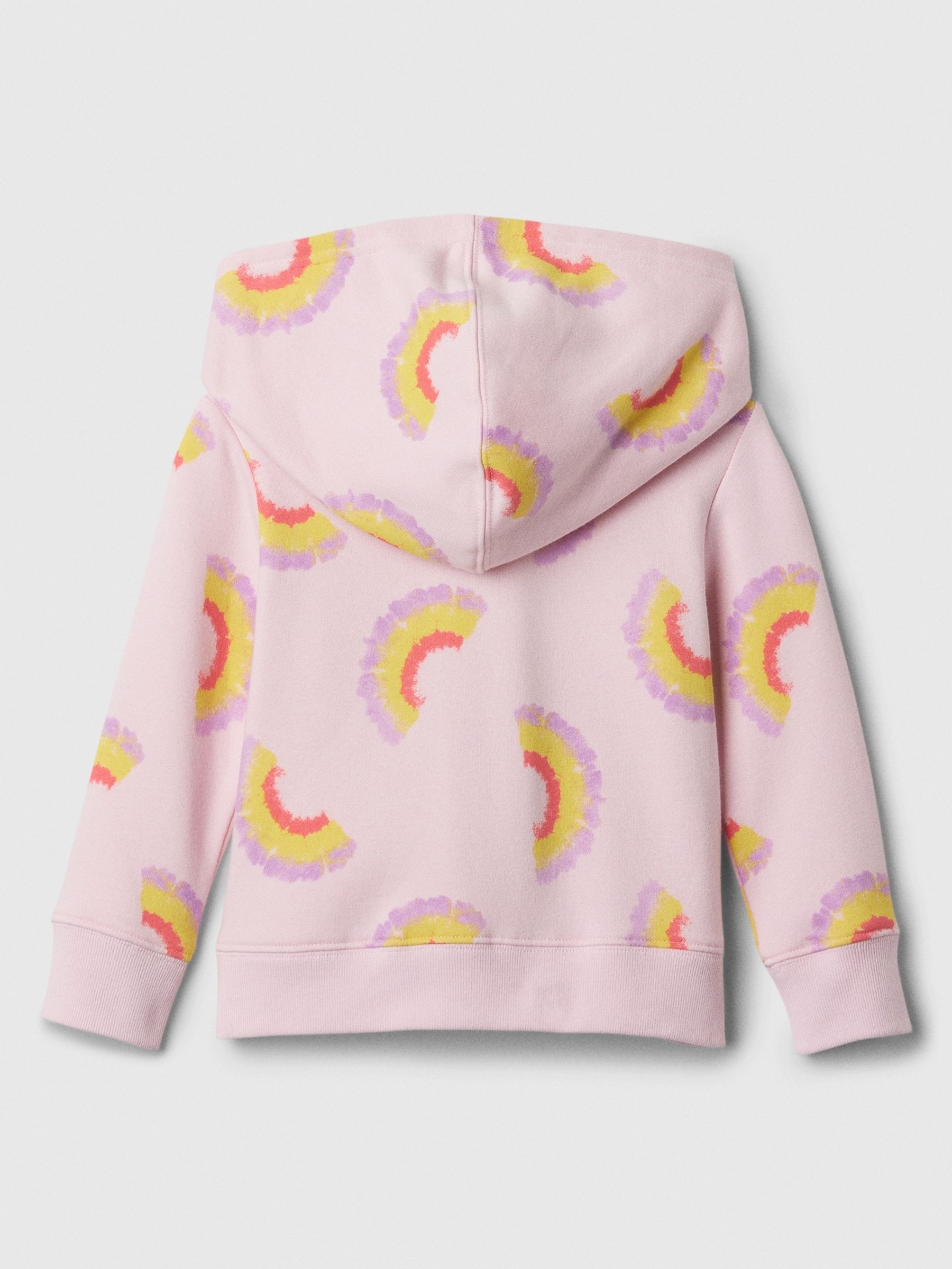 Pink Logo Print Zip Through Hoodie (Newborn-5yrs) - Image 2 of 3