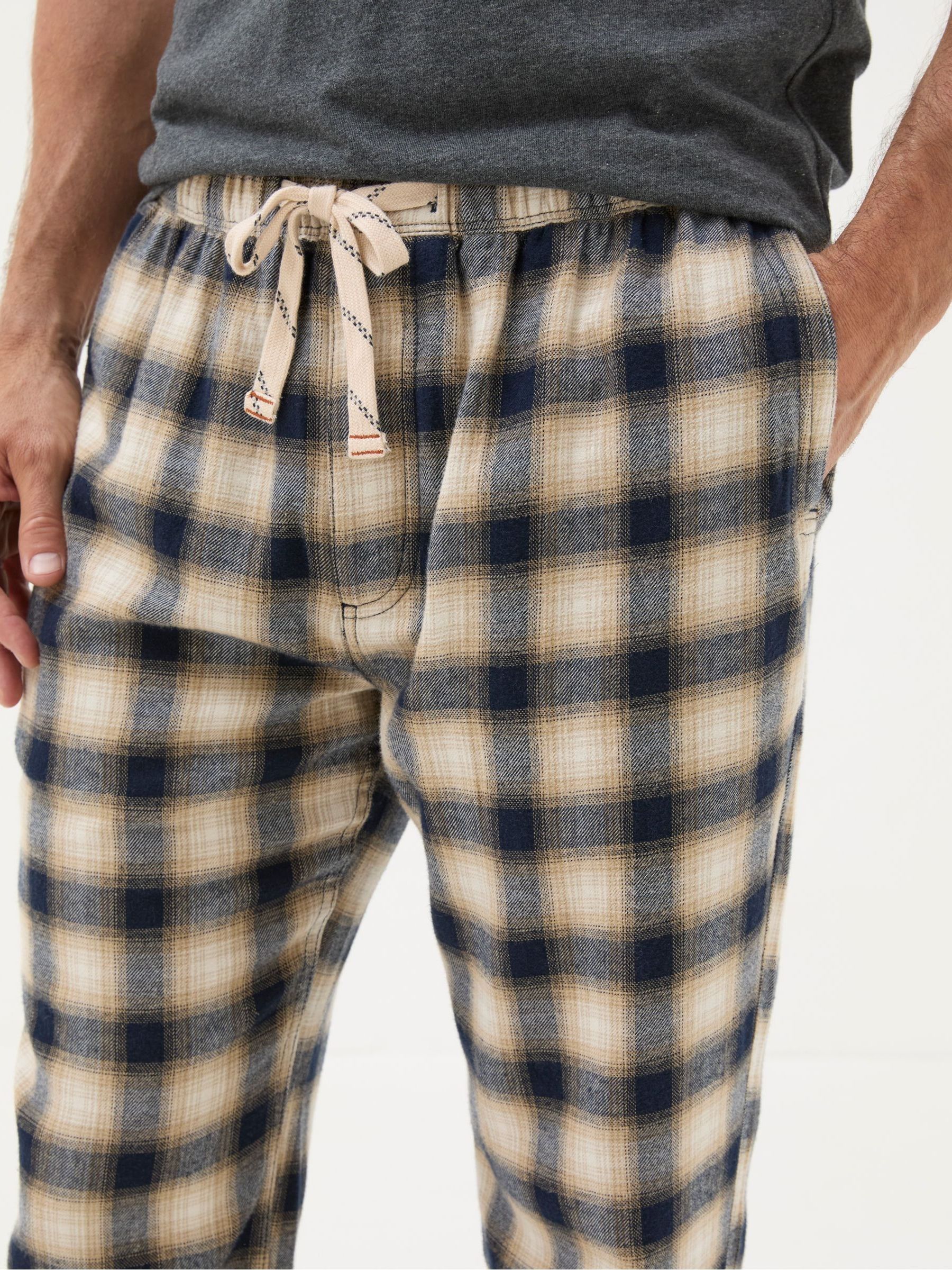 Bosham Natural Check Pyjama Bottoms - Image 4 of 6