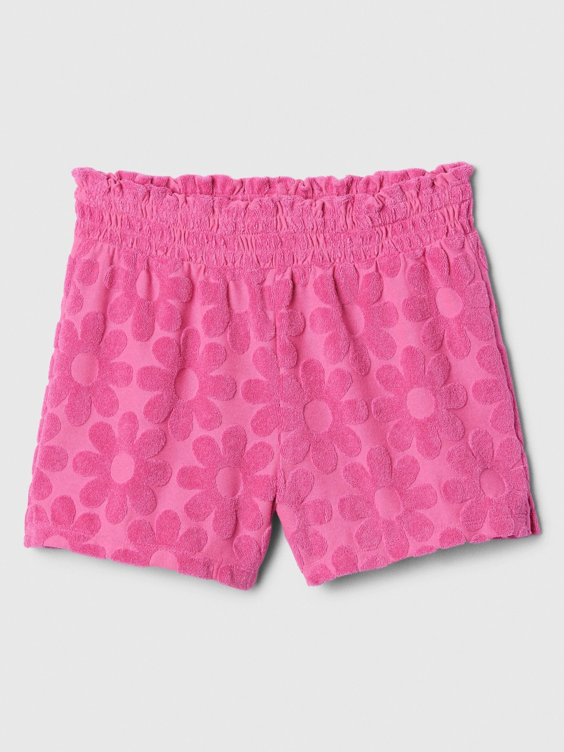 Pink Towel Pull On Shorts (4-13yrs) - Image 1 of 1