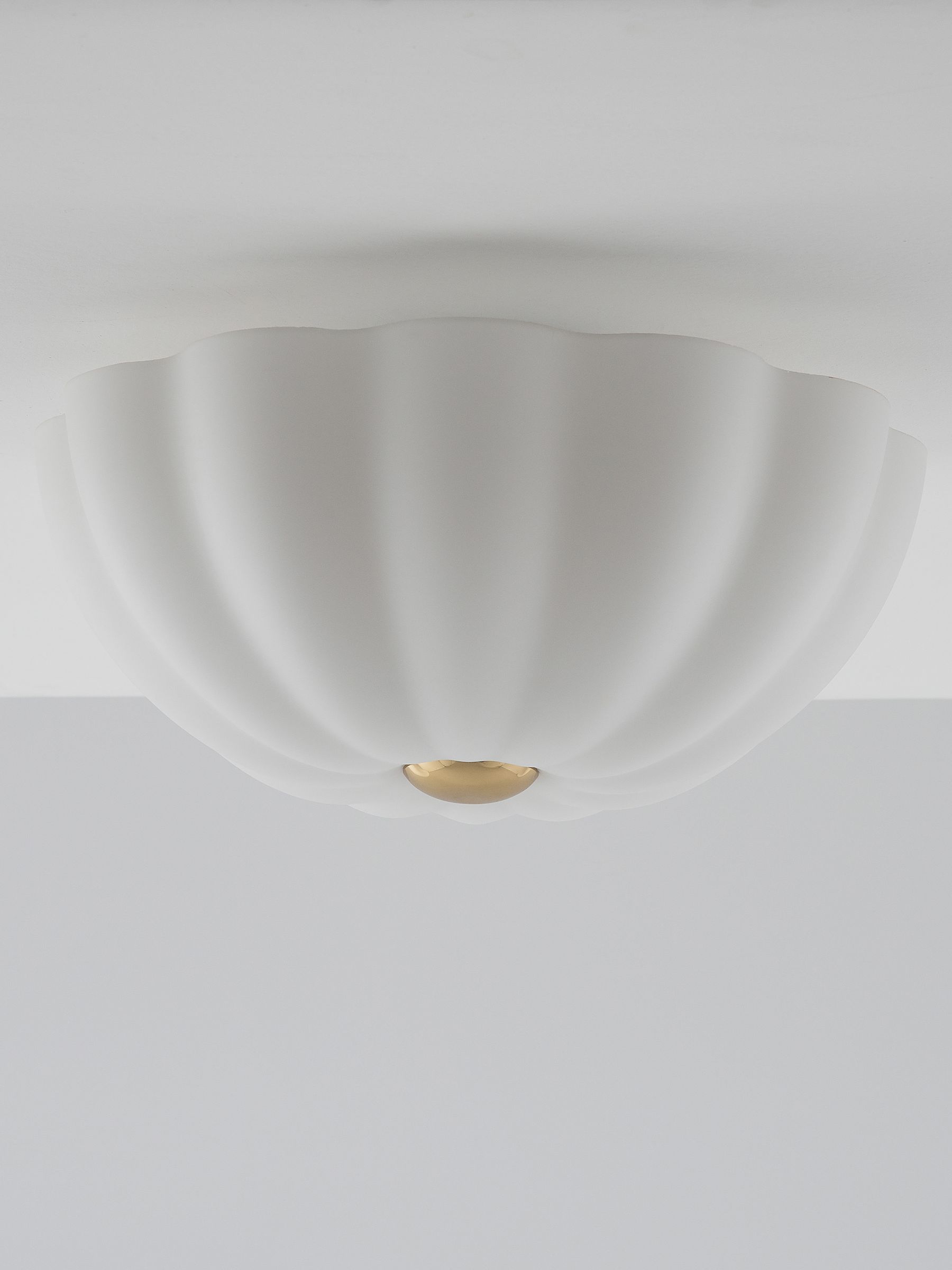 Houseof. Brass Flower Flush Ceiling Light - Image 1 of 4