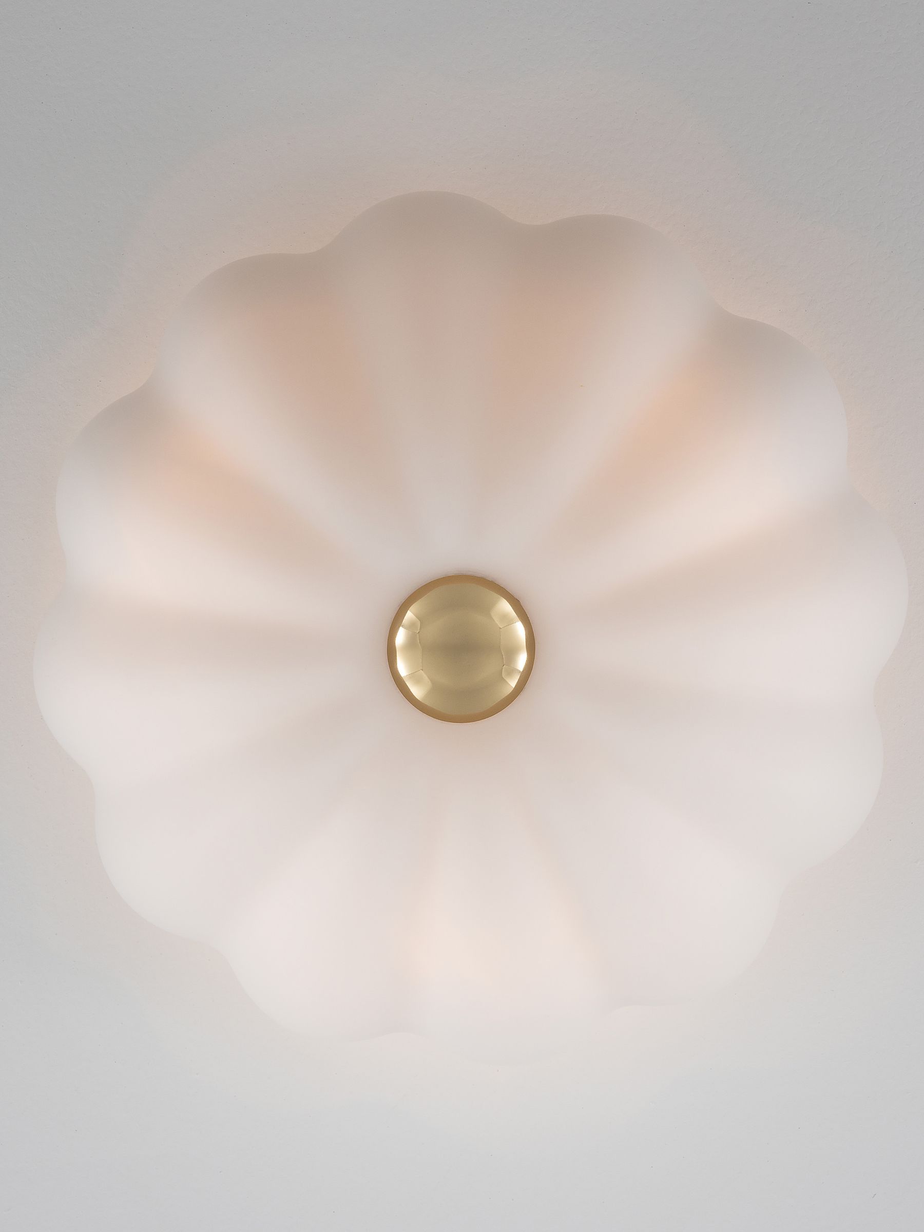 Houseof. Brass Flower Flush Ceiling Light - Image 3 of 4