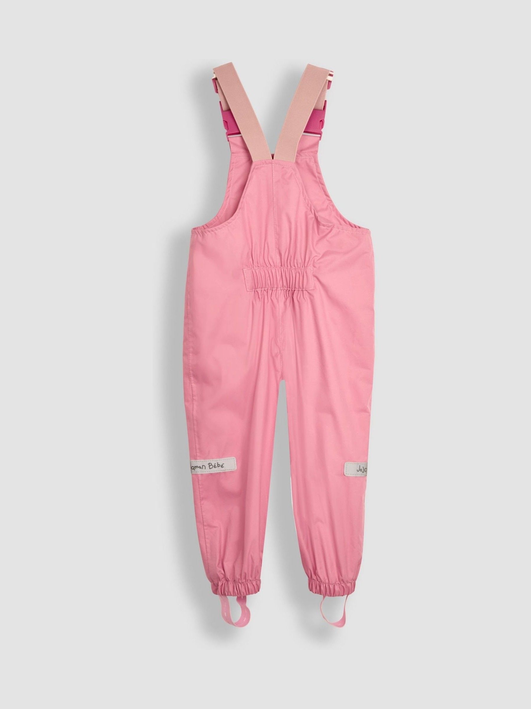 Bright Pink Pack-Away Waterproof Dungarees - Image 5 of 6