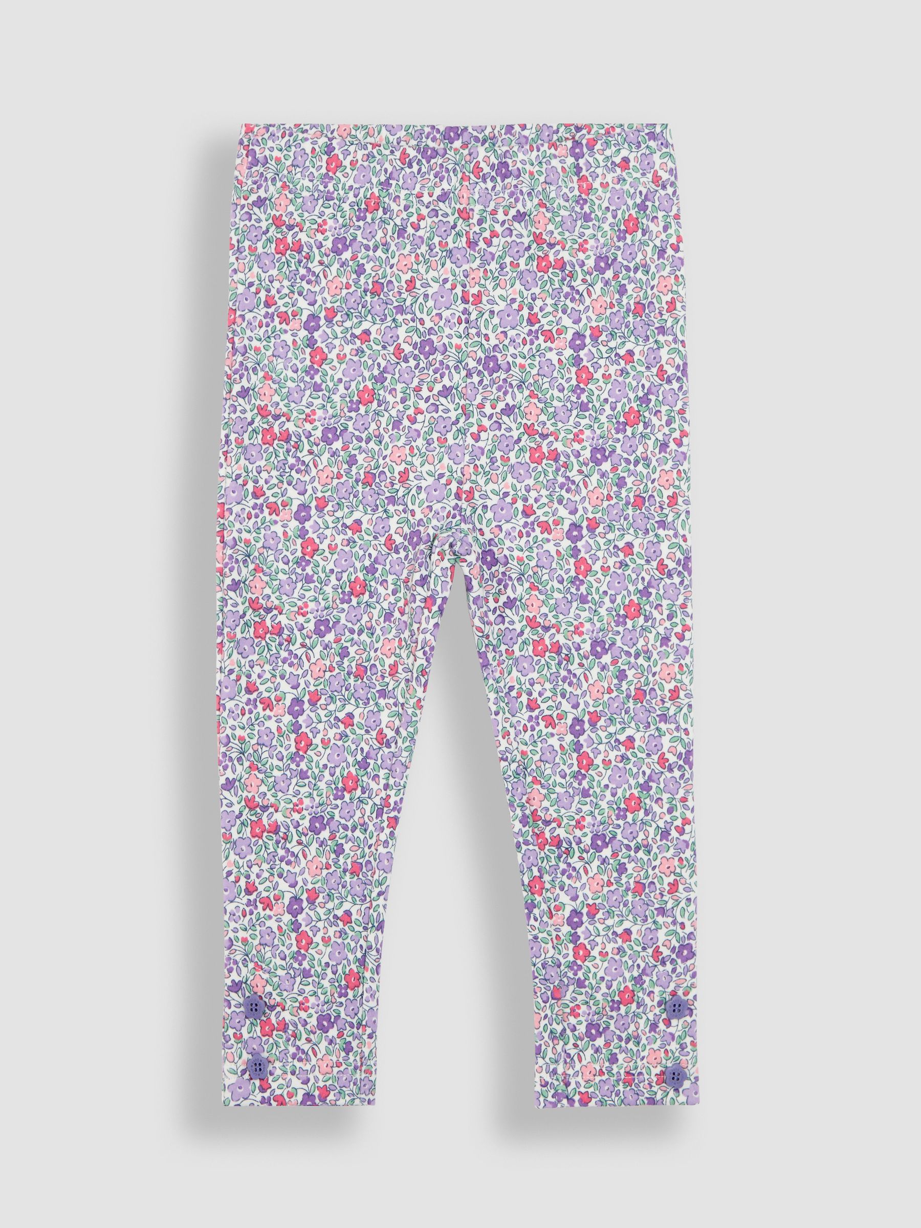 Lilac Purple Ditsy Floral 2-Pack Leggings - Image 2 of 7