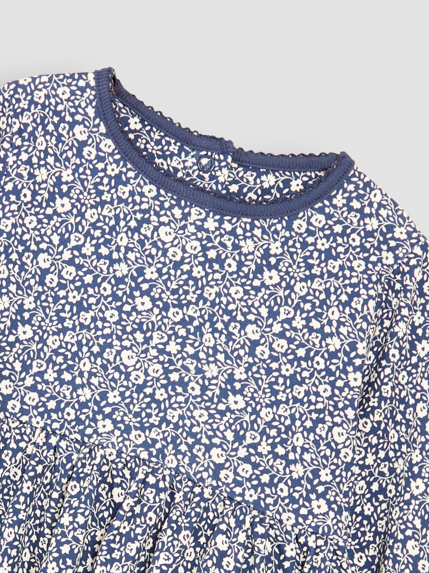 Navy Blue Ditsy Floral Dress - Image 3 of 3