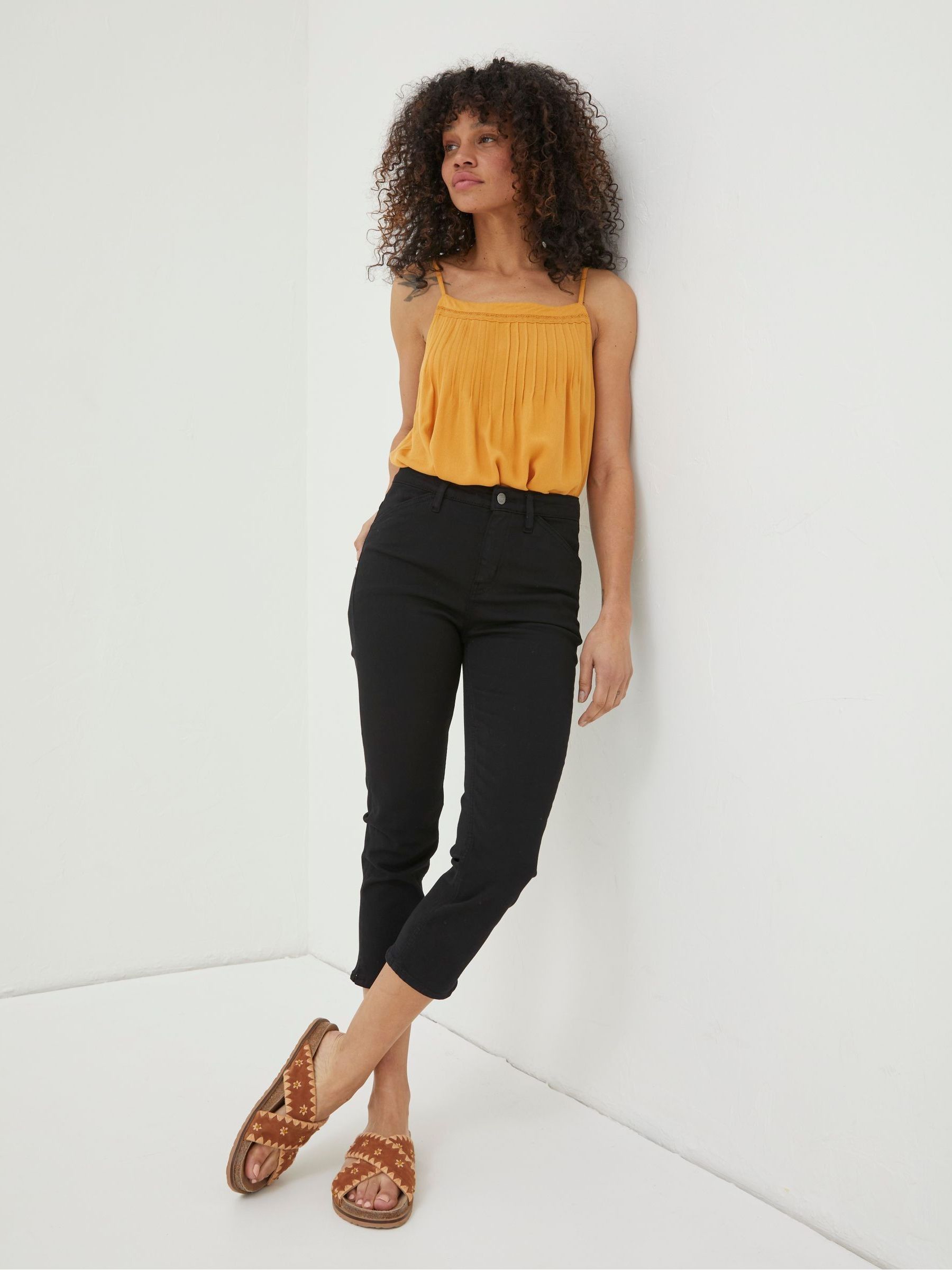Black Sway Capri Jeans - Image 1 of 5
