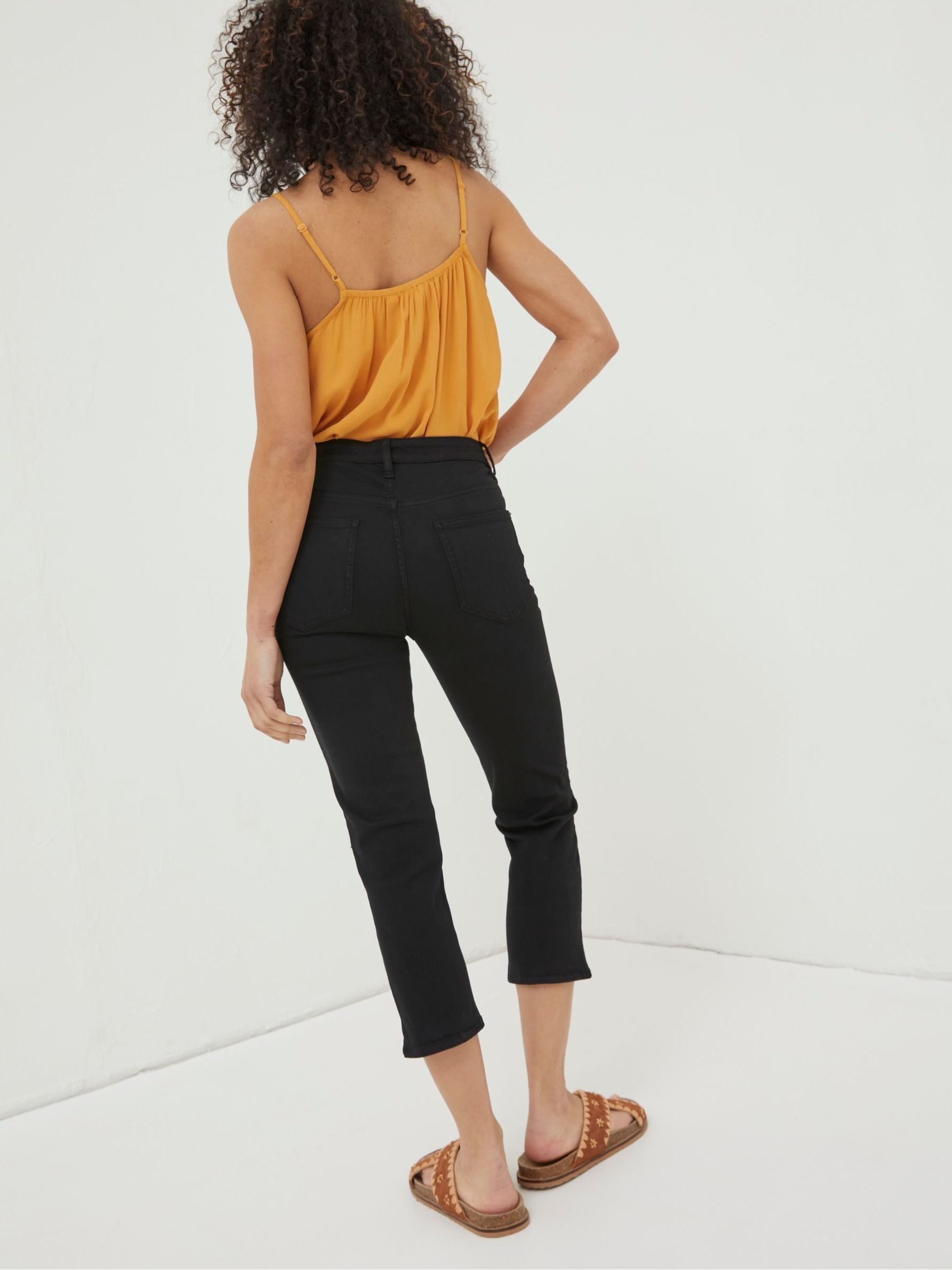 Black Sway Capri Jeans - Image 2 of 5