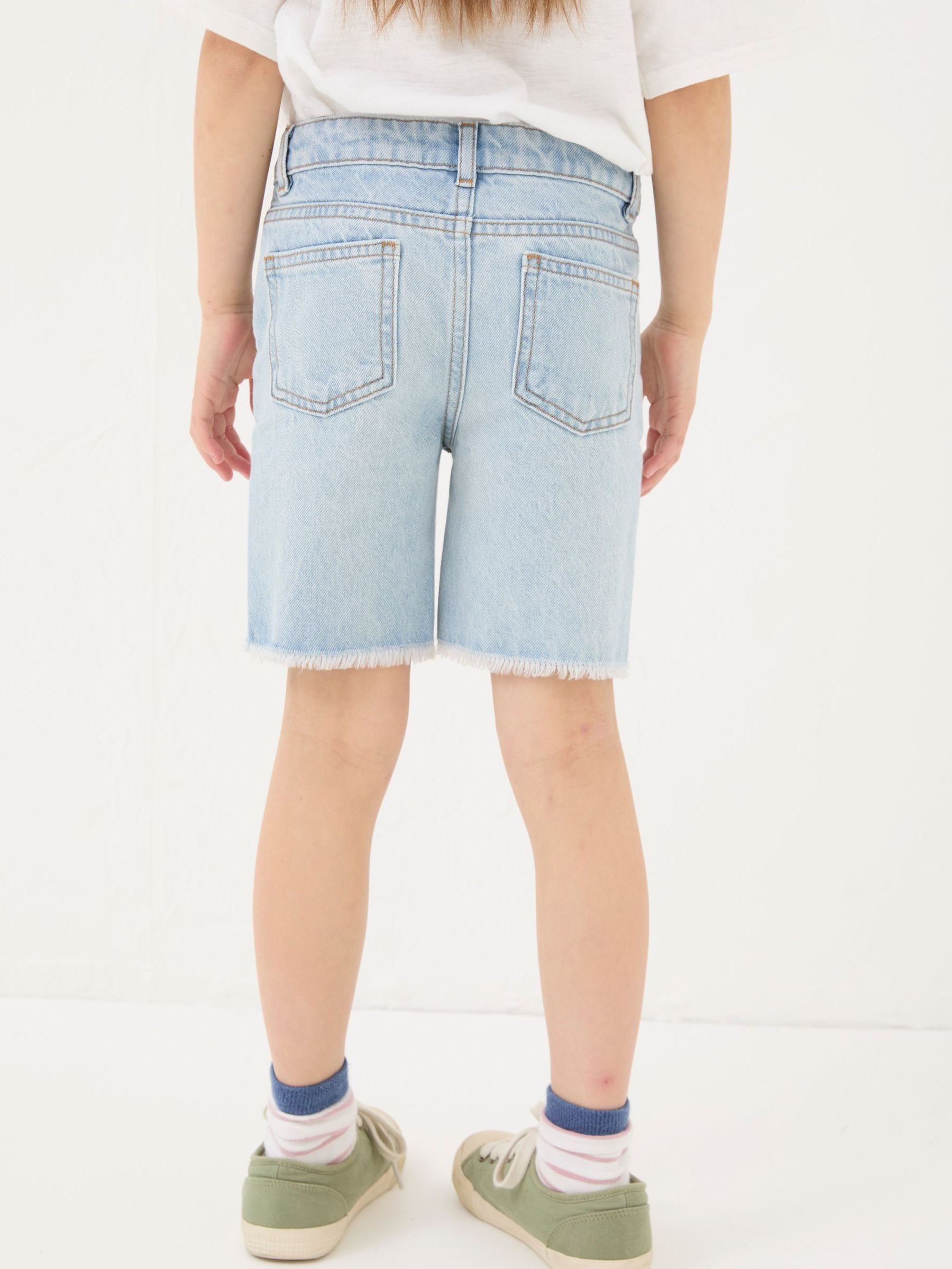 Blue Denim Bermuda Shorts - Image 3 of 5