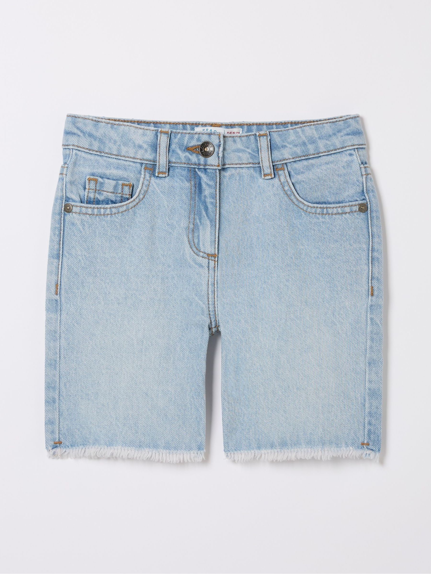 Blue Denim Bermuda Shorts - Image 5 of 5
