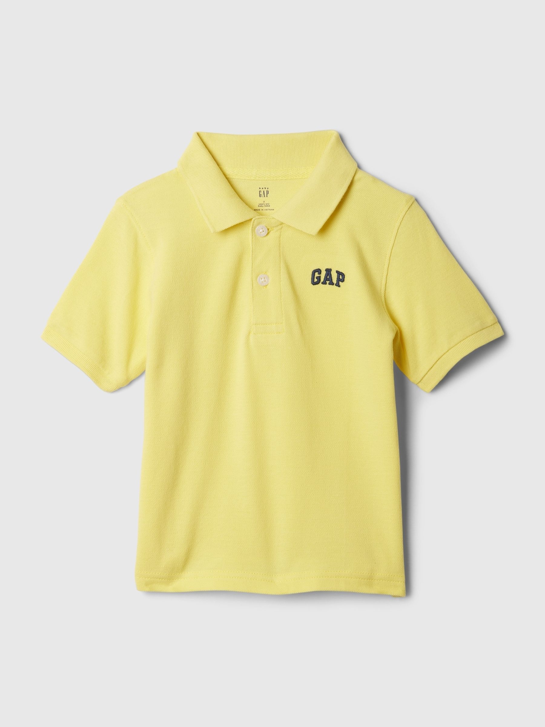 Yellow Logo Short Sleeve Pique Polo Baby Shirt (Newborn-5yrs) - Image 1 of 1