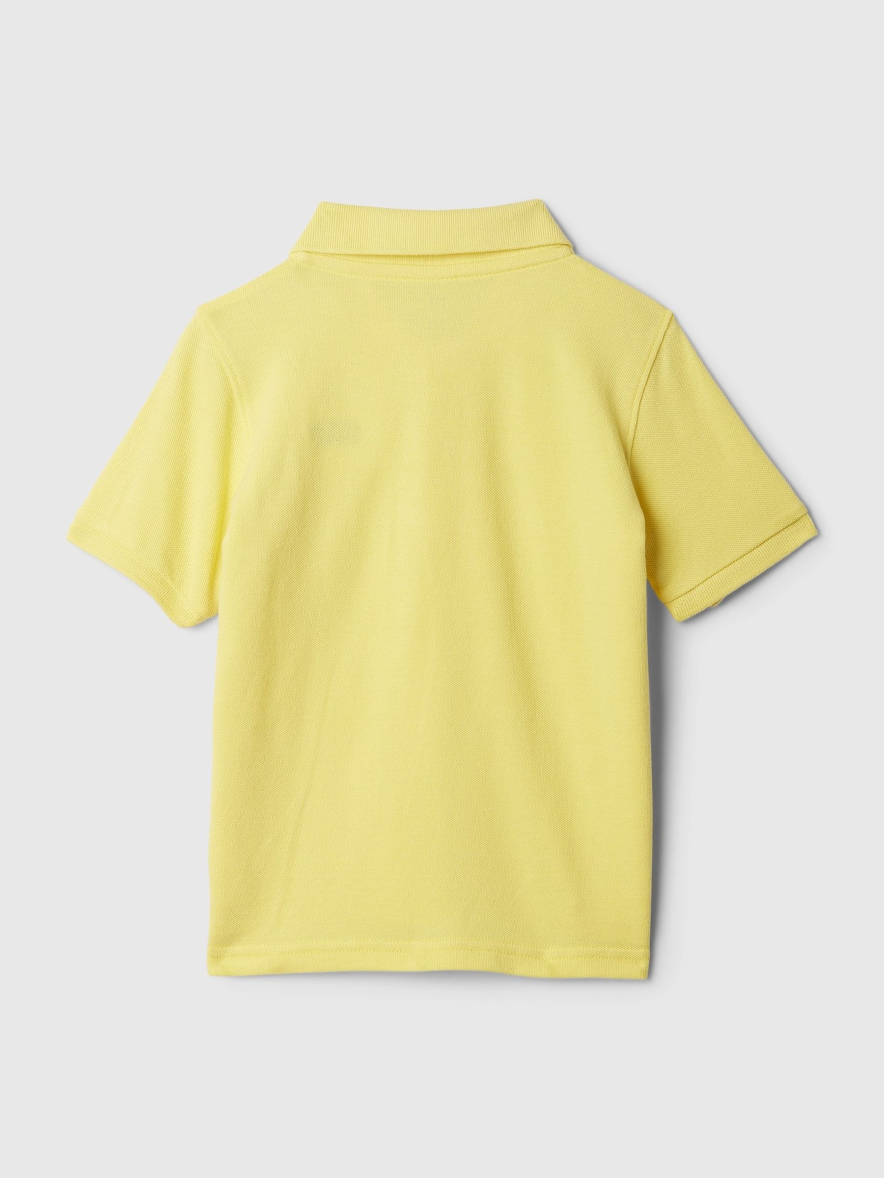 Yellow Logo Short Sleeve Pique Polo Baby Shirt (Newborn-5yrs) - Image 2 of 3