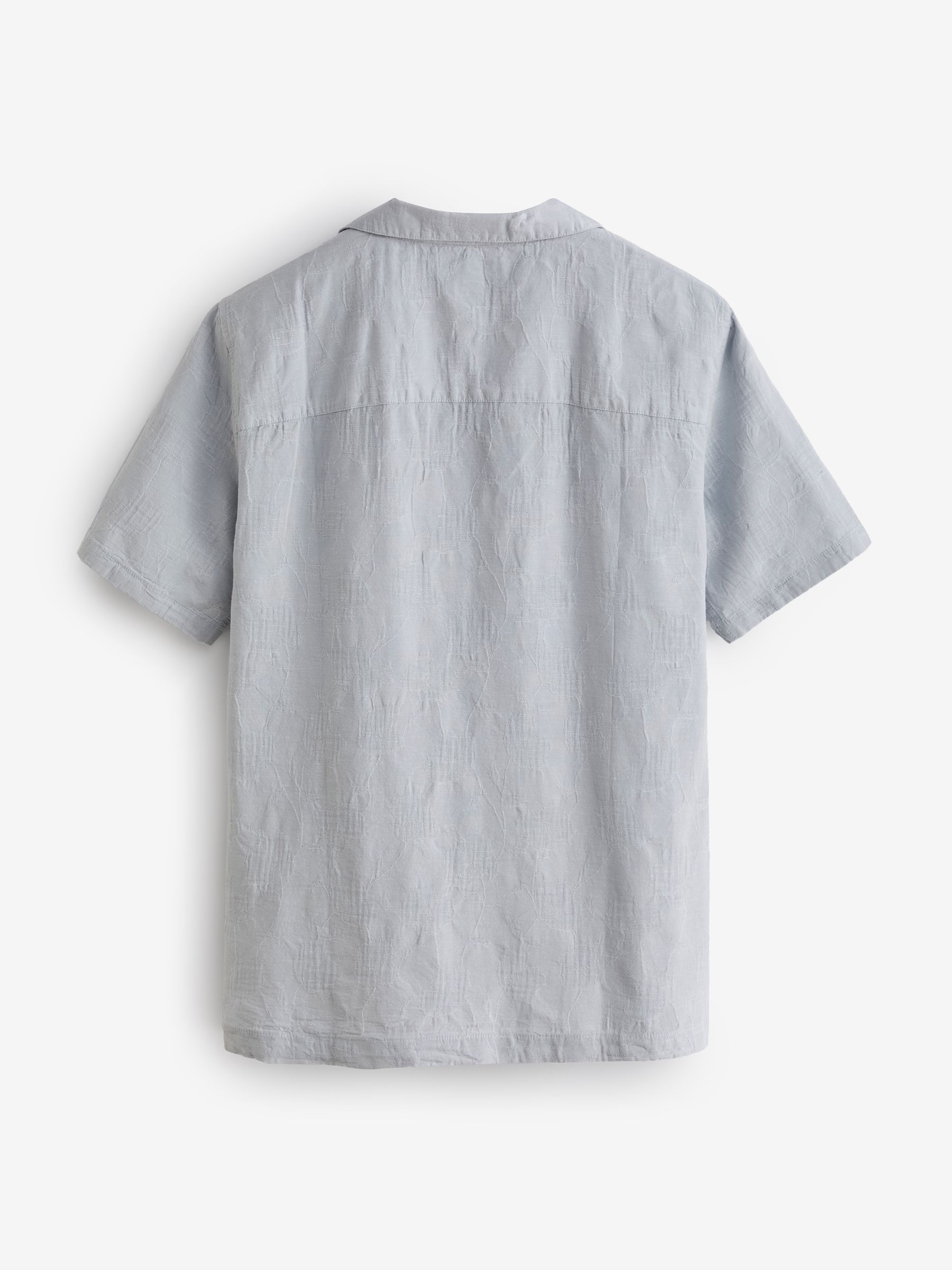 Grey Jacquard Resort Shirt - Image 2 of 6