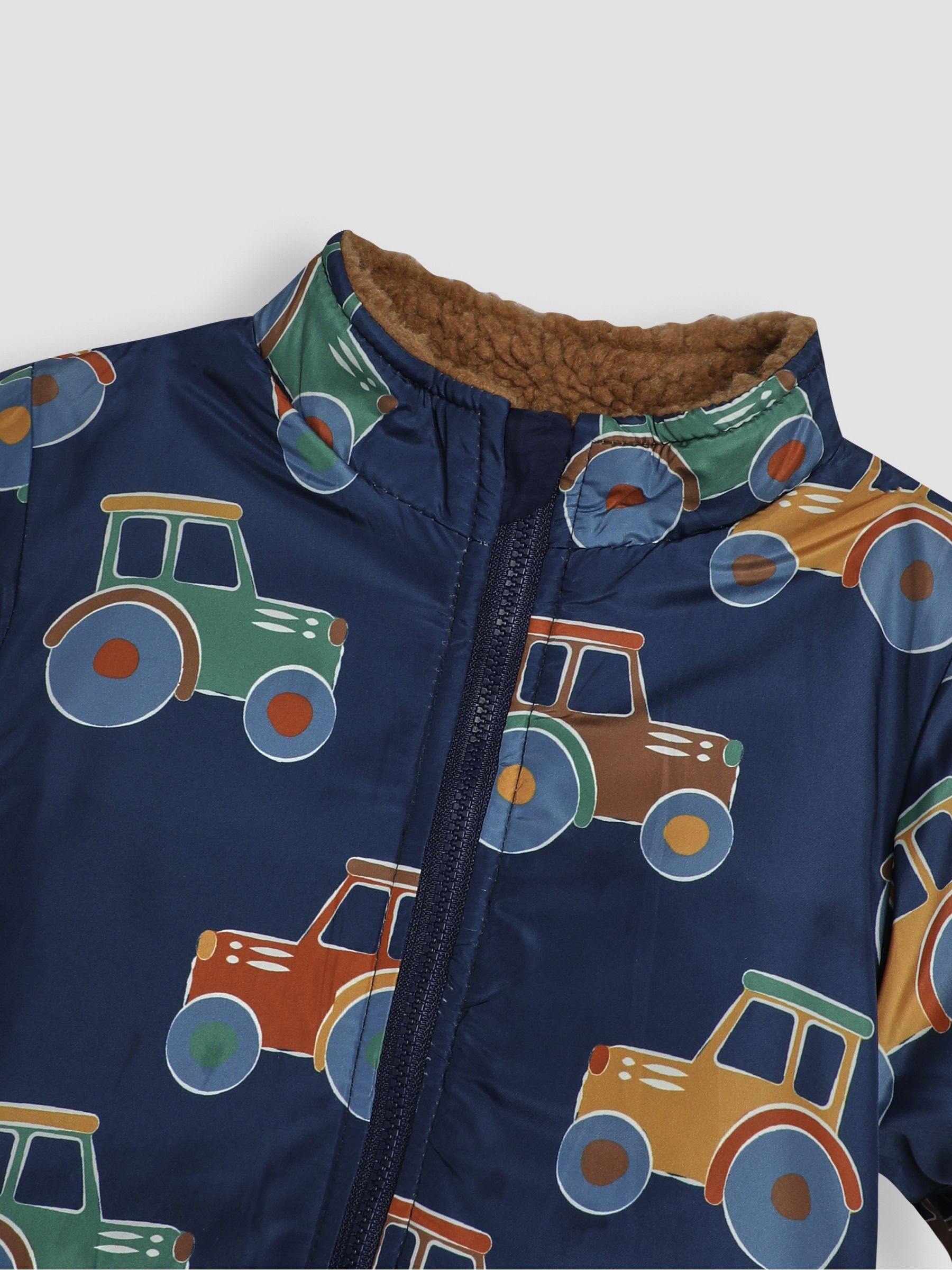 Khaki Appliqué Reversible Teddy Fleece - Image 7 of 7
