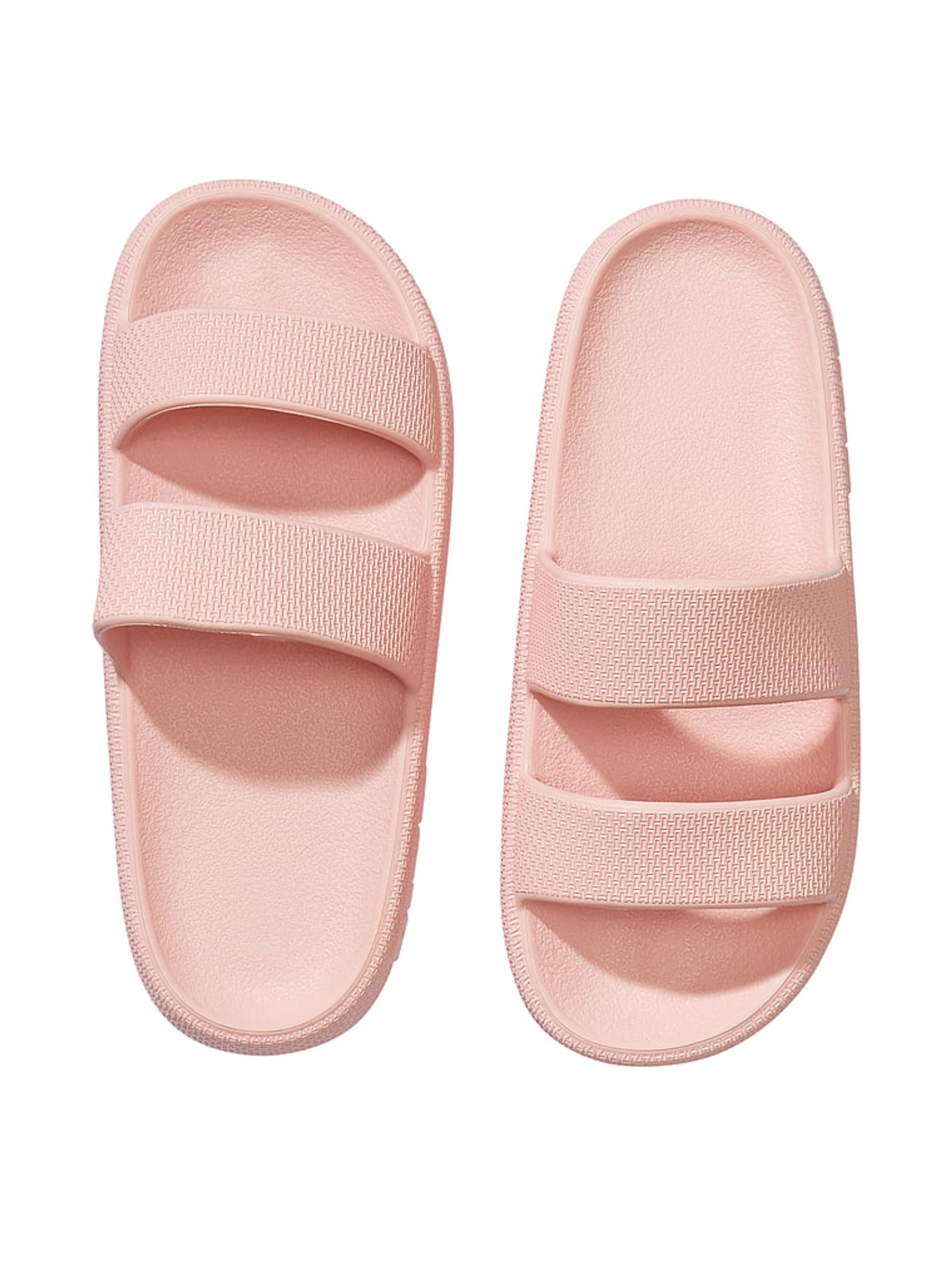 Wanna Be Pink Double Strap Pillow Sliders - Image 2 of 2