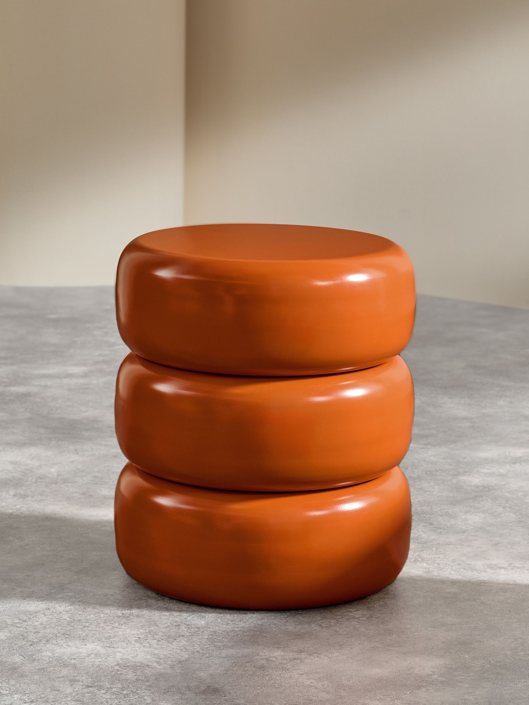 Coen Side Table in Orange - Image 2 of 5