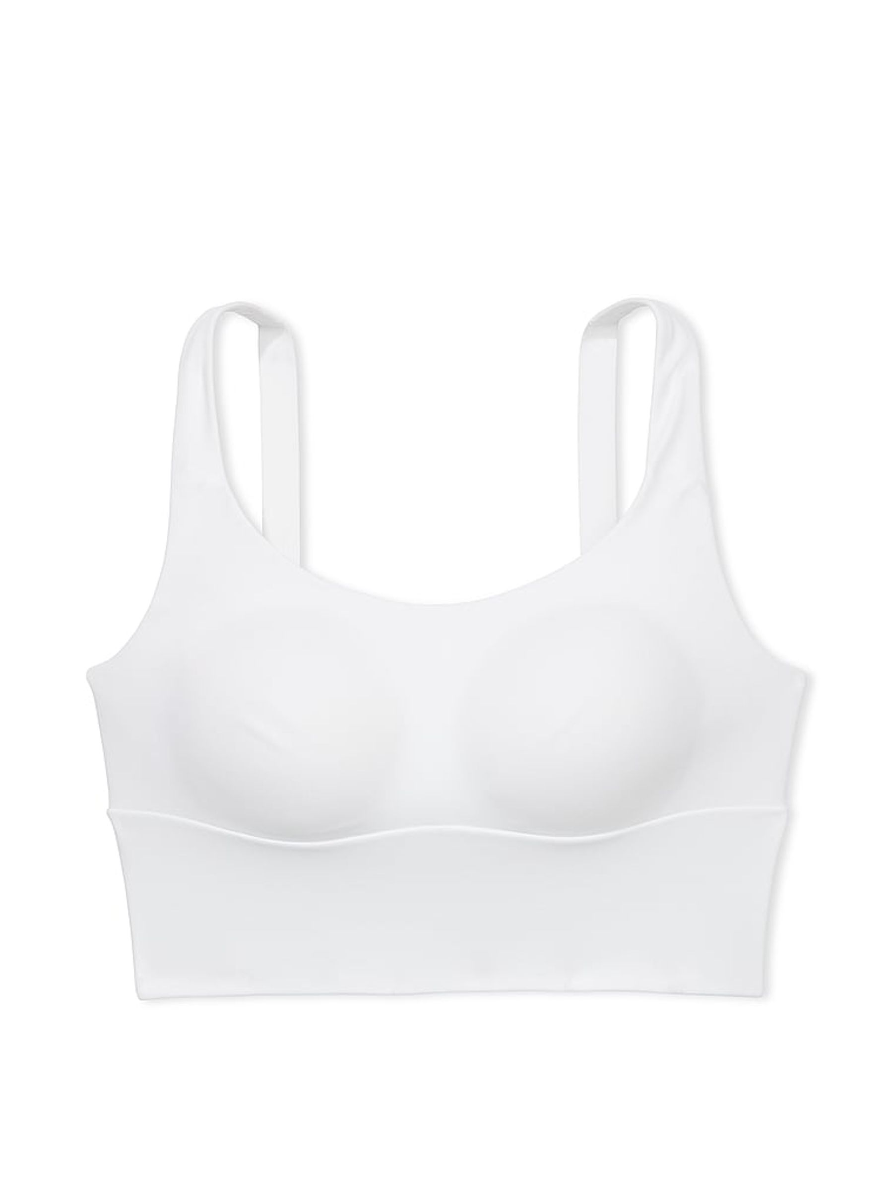 White Cross Back Mesh Sports Bra - Image 4 of 4