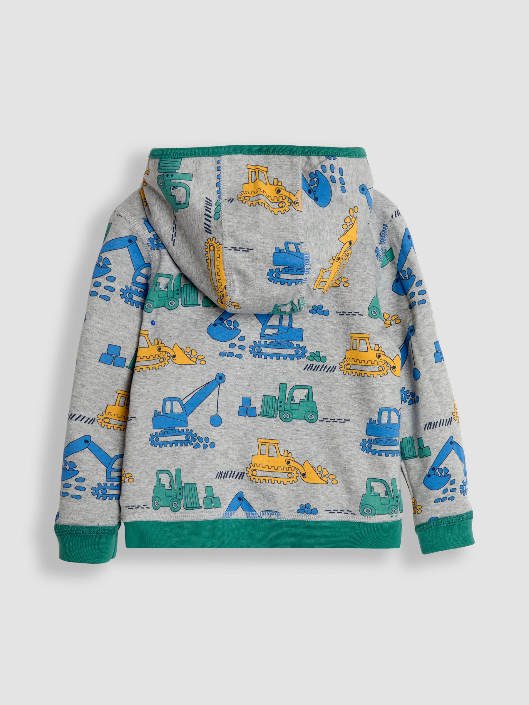 Green Construction Applique Reversible Hoodie - Image 5 of 8