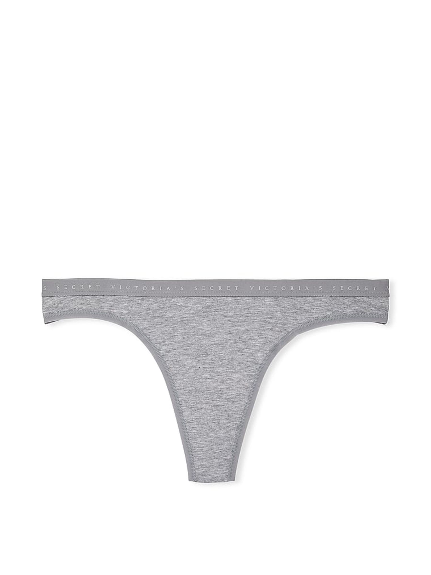 Medium Heather Grey Thong Knickers - Image 3 of 3
