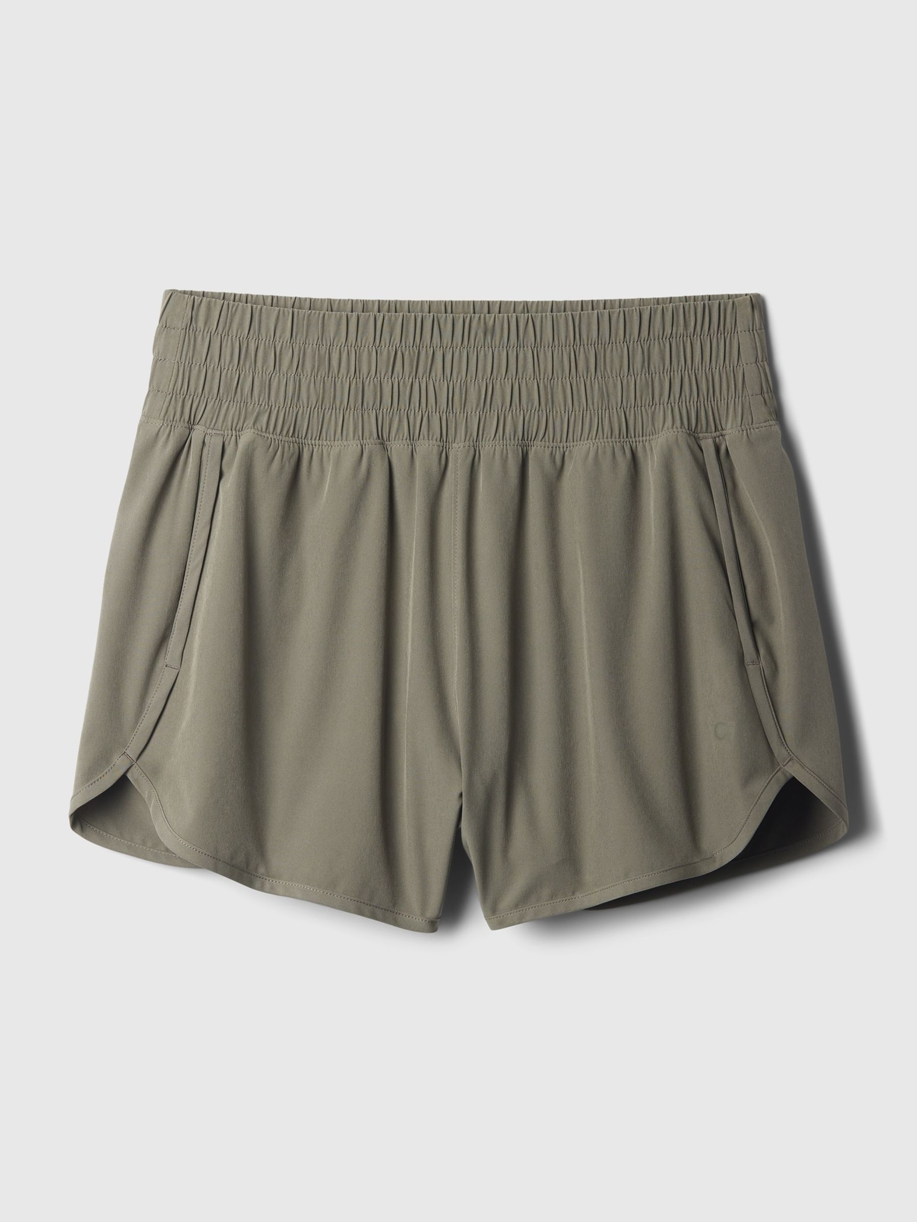 Green High Waisted Running Shorts - Image 5 of 5