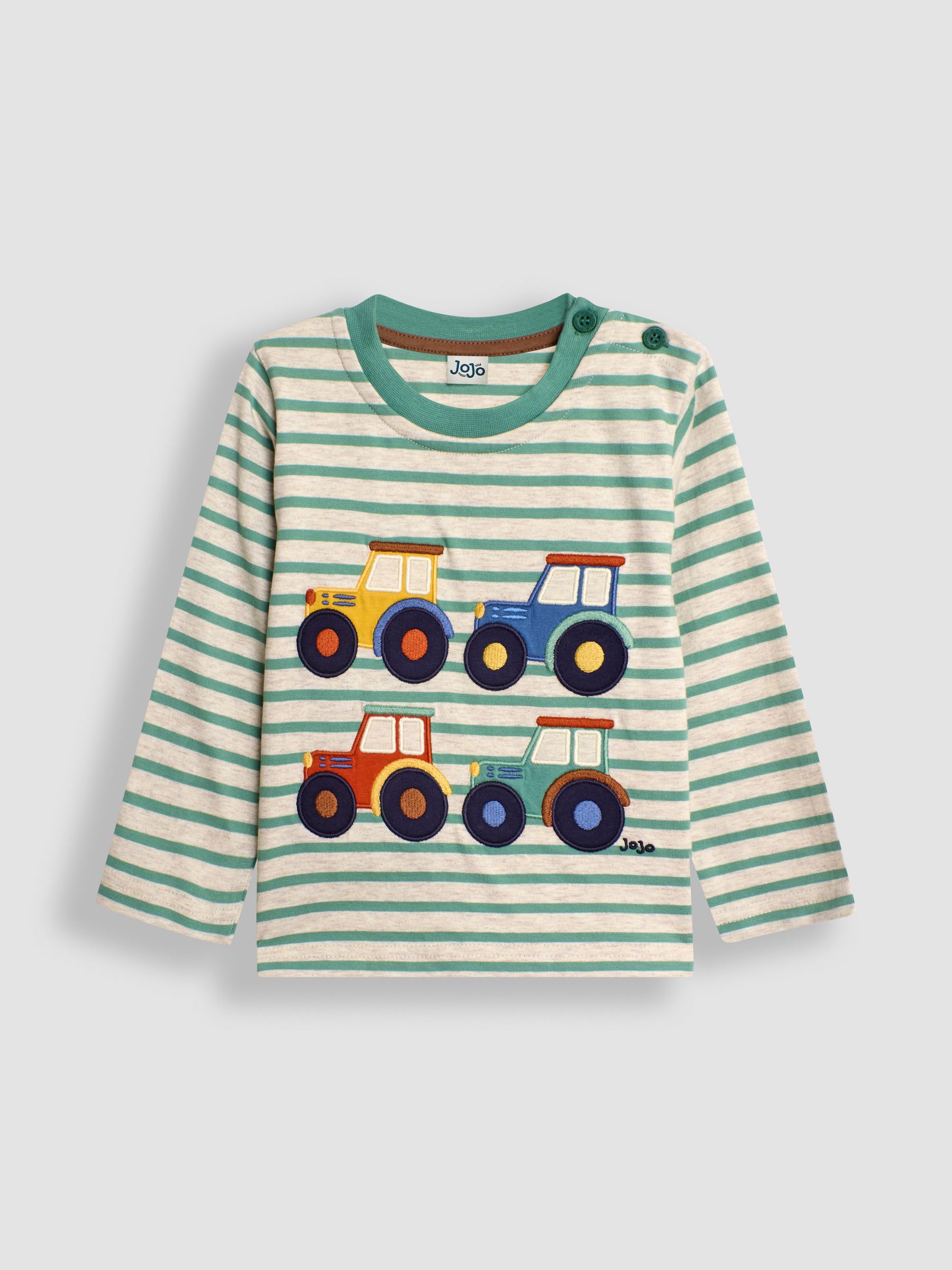 Natural Tractor Appliqué Top - Image 1 of 5