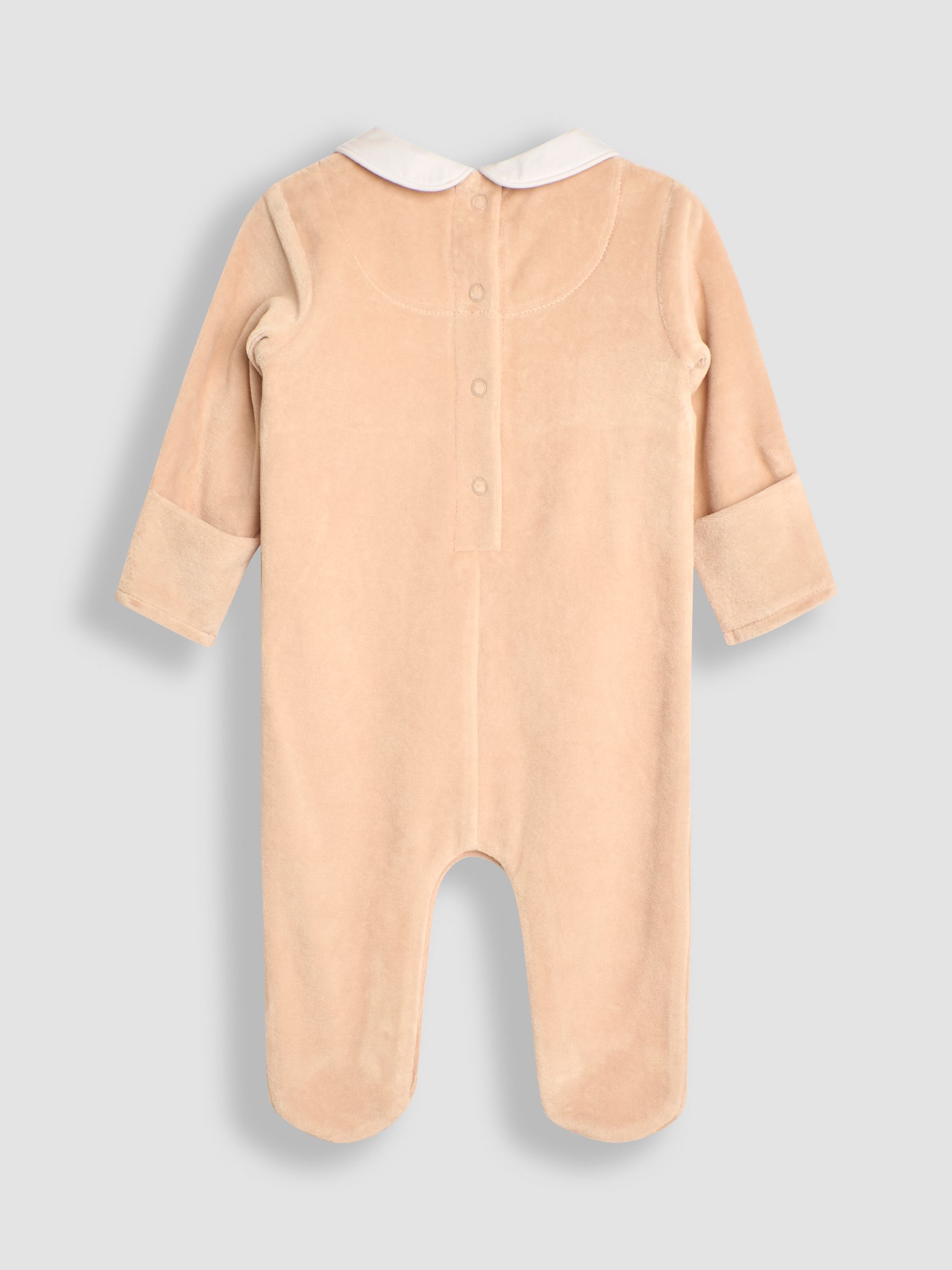 Grey Bear Smocked Velour All-In-One - Image 2 of 3