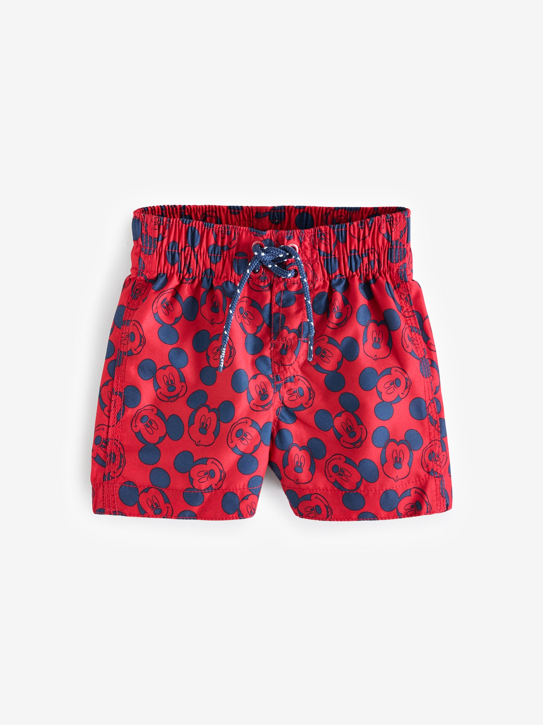 Red Disney Mickey Mouse Swim Shorts (12mths-5yrs) - Image 1 of 3