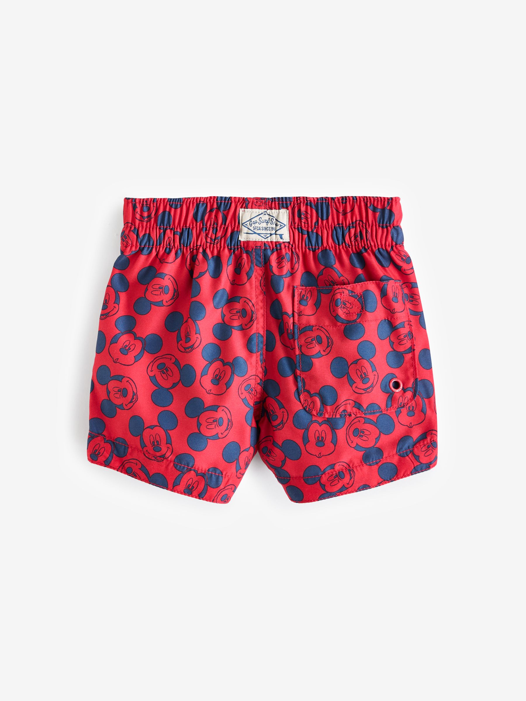 Red Disney Mickey Mouse Swim Shorts (12mths-5yrs) - Image 2 of 3