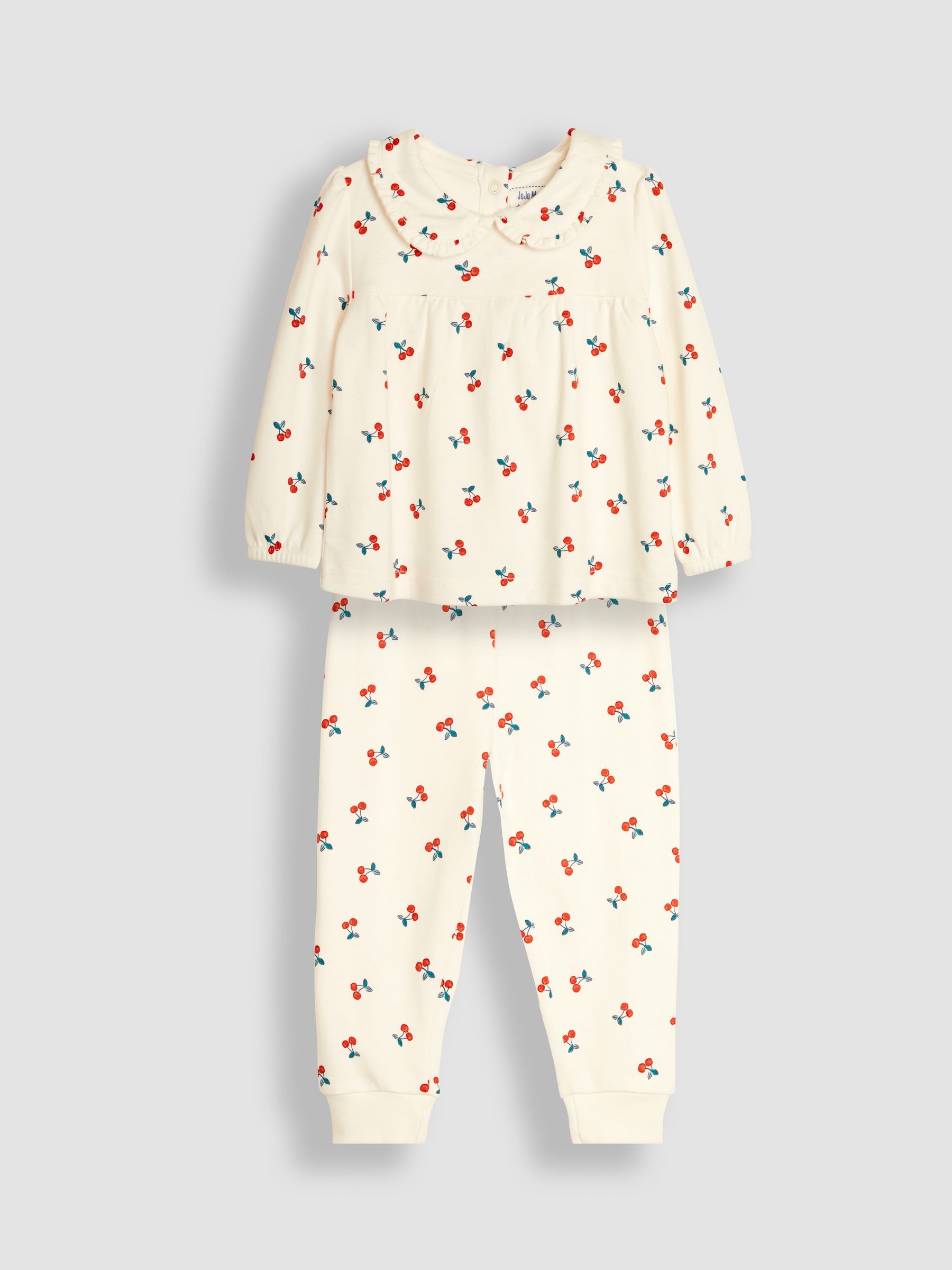 Cream Pretty Cherry Pyjamas - Image 1 of 5