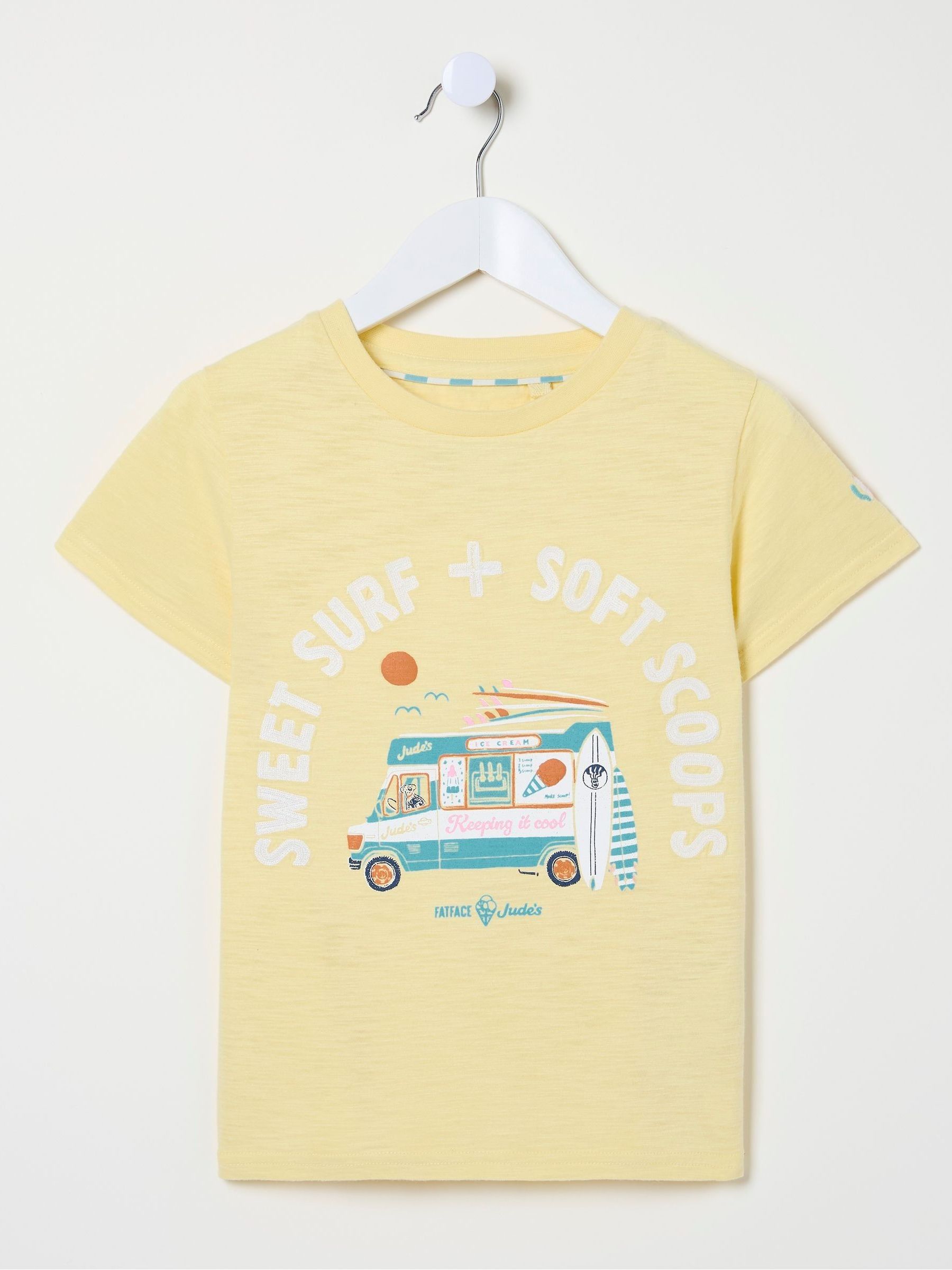 Judes Yellow Ice Cream T-Shirt - Image 6 of 6