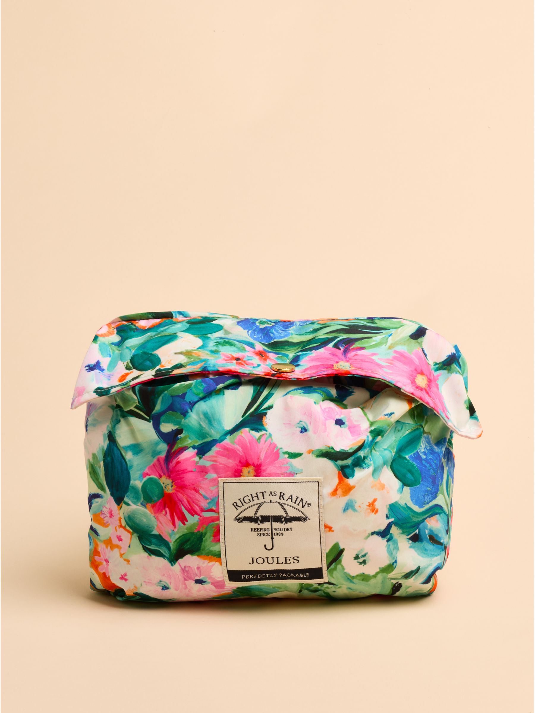 Holkham Floral Waterproof Packable Raincoat With Hood - Image 11 of 12
