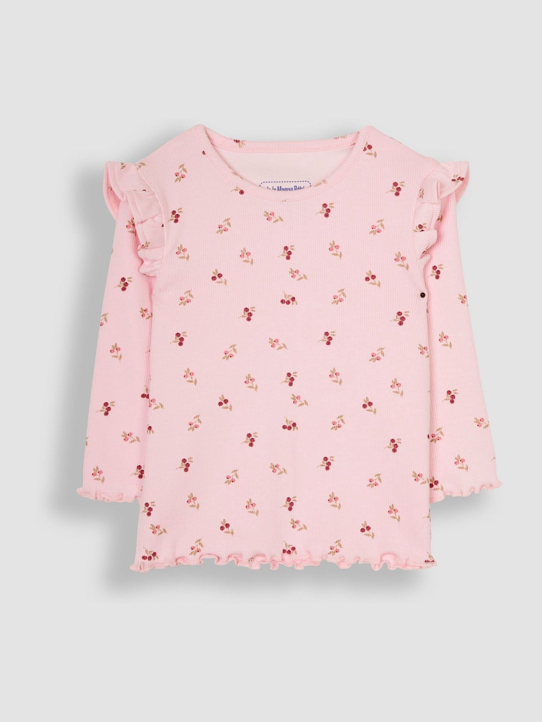 Pink 2-Pack Ribbed Pyjamas - Image 4 of 7