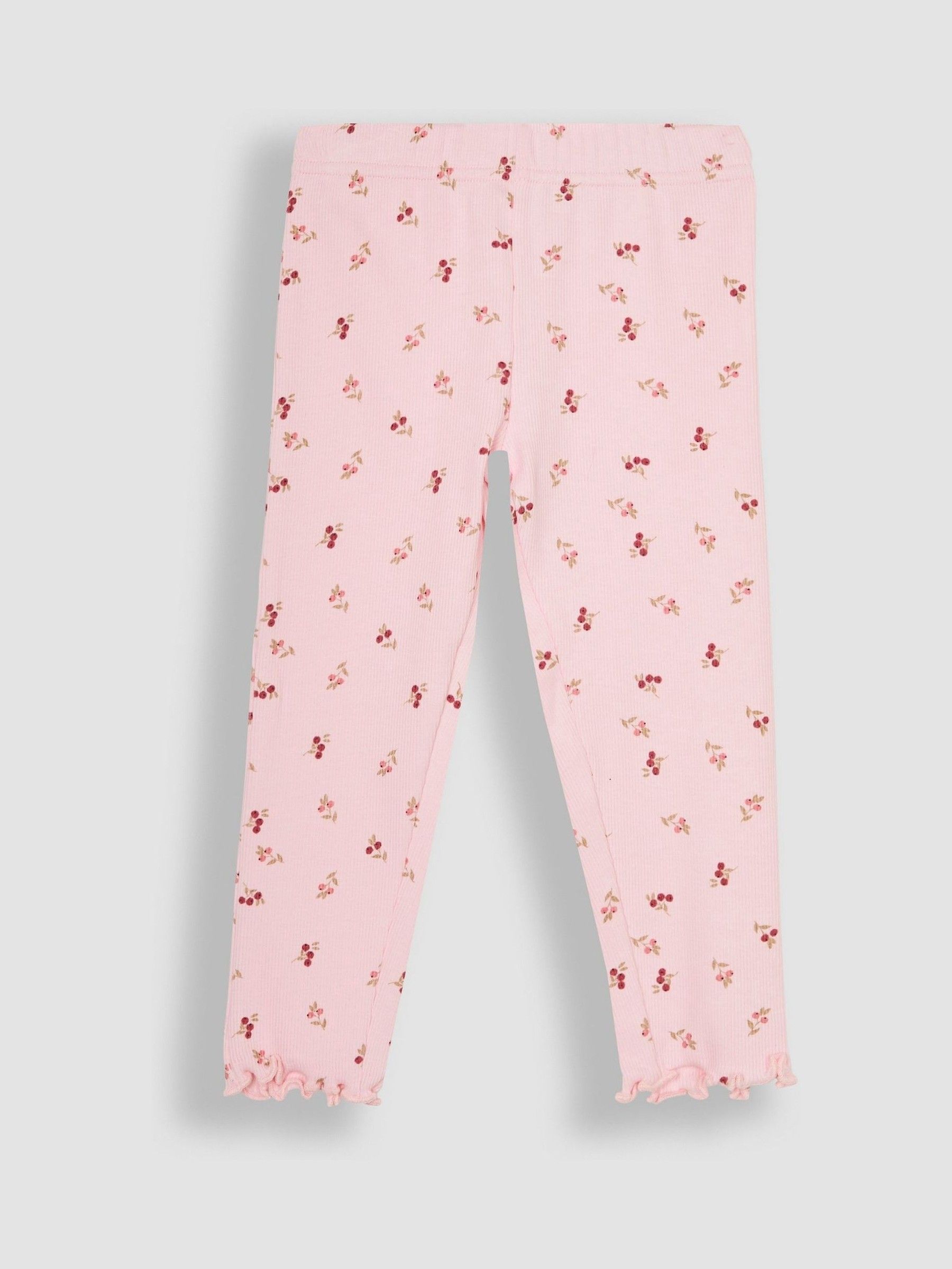 Pink 2-Pack Ribbed Pyjamas - Image 5 of 7