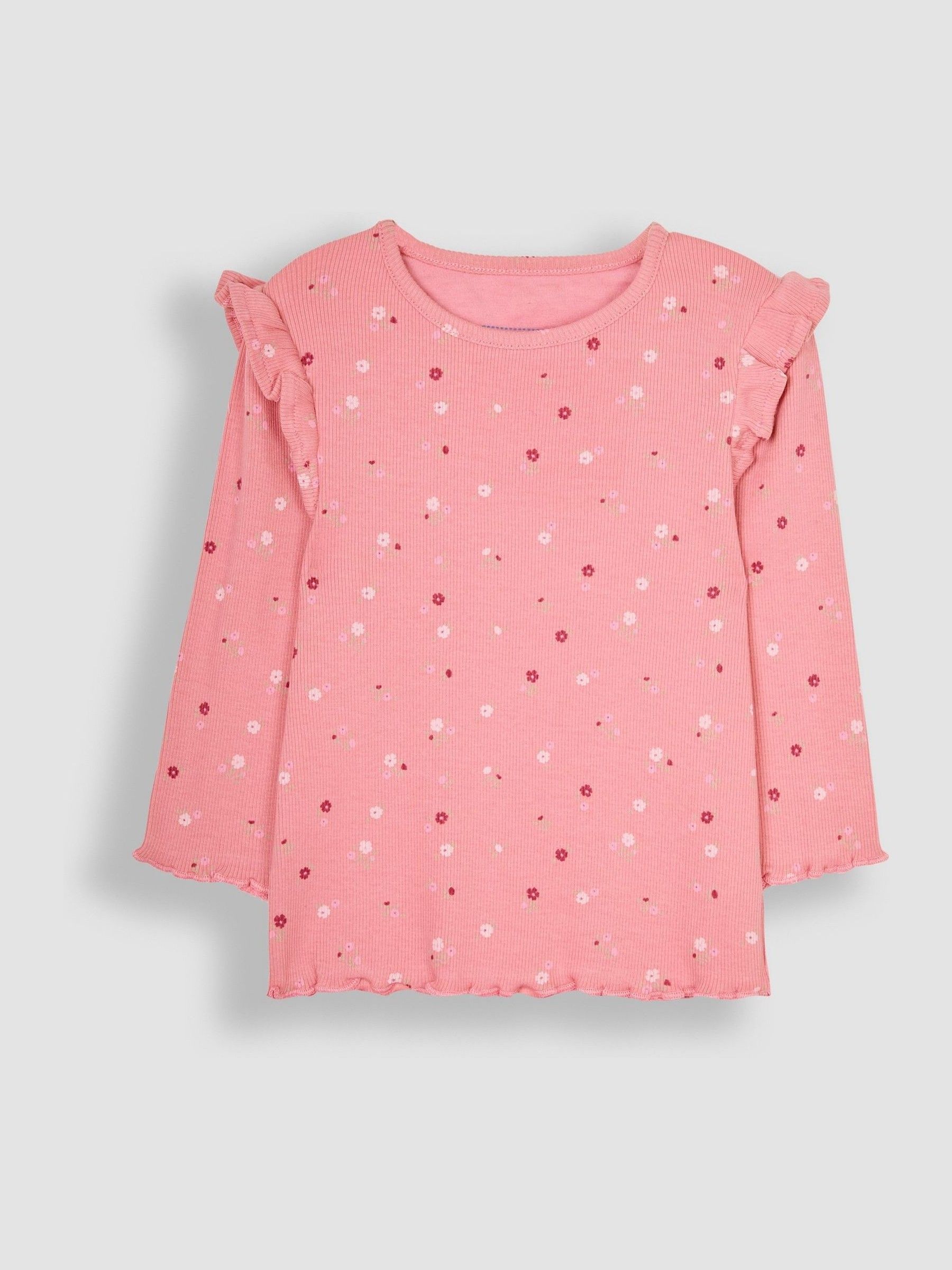 Pink 2-Pack Ribbed Pyjamas - Image 6 of 7
