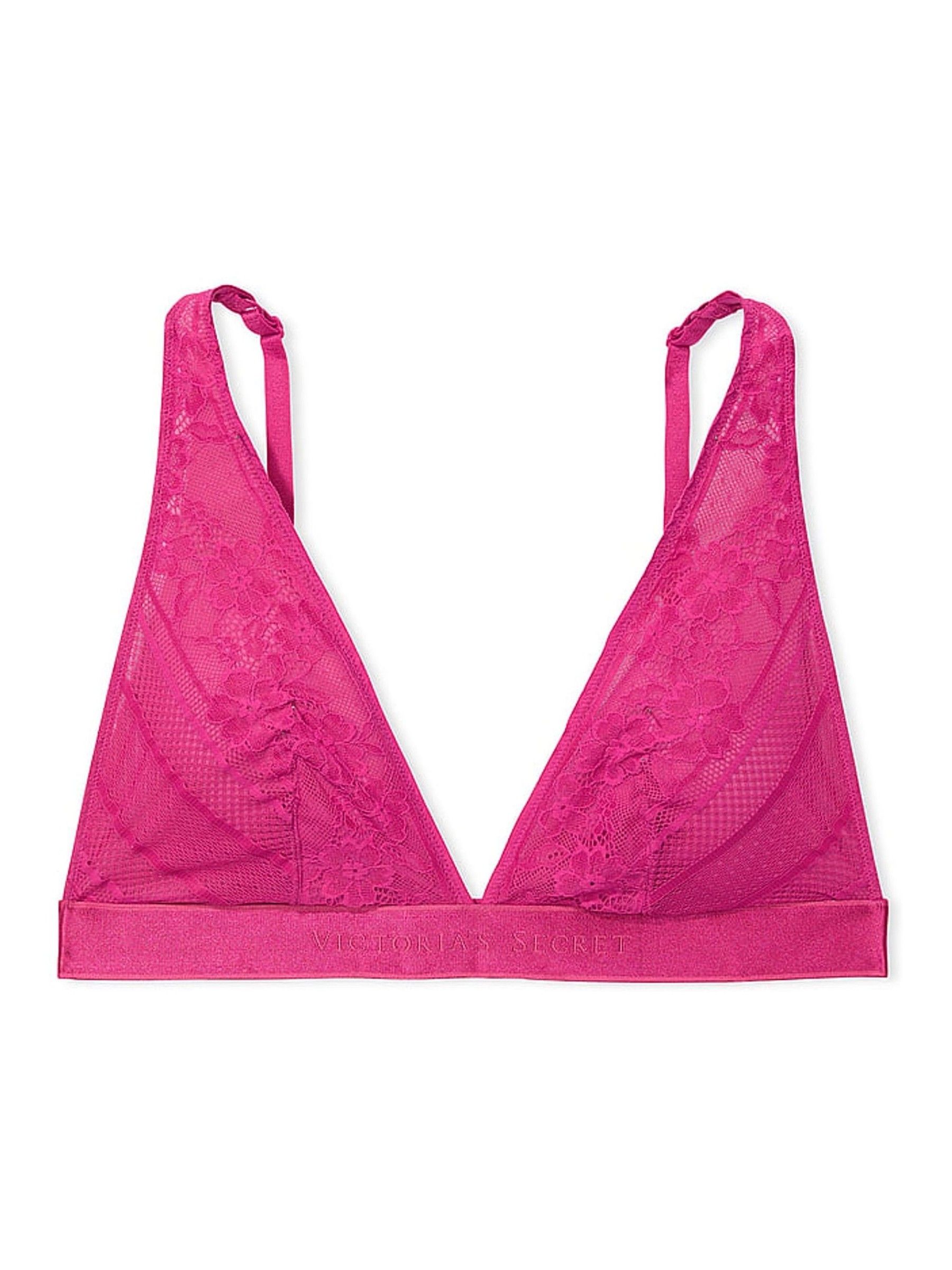 Luscious Rose Pink Logo Bralette - Image 3 of 3