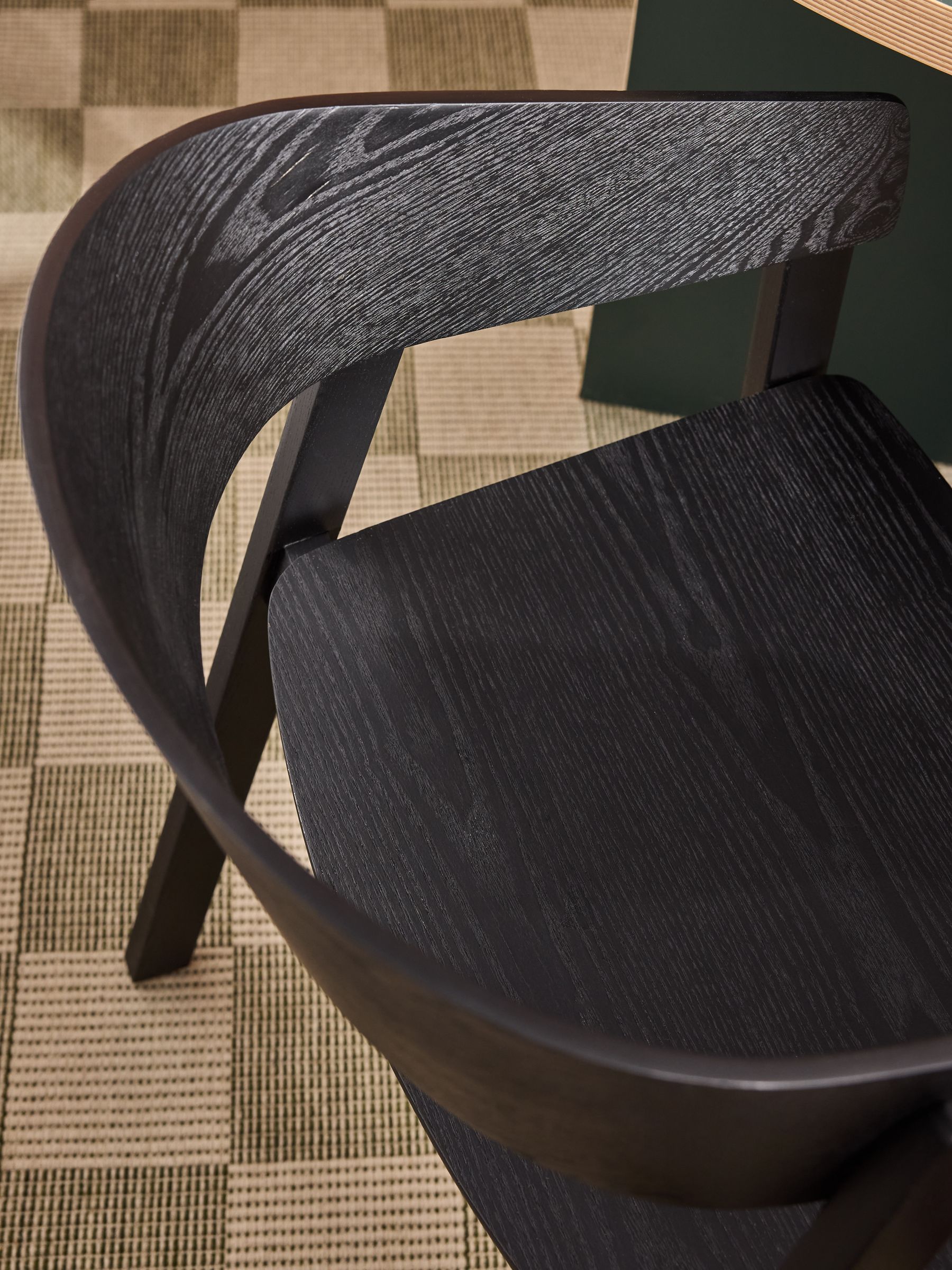 Set of 2 Aster Dining Chairs in Black - Image 2 of 3