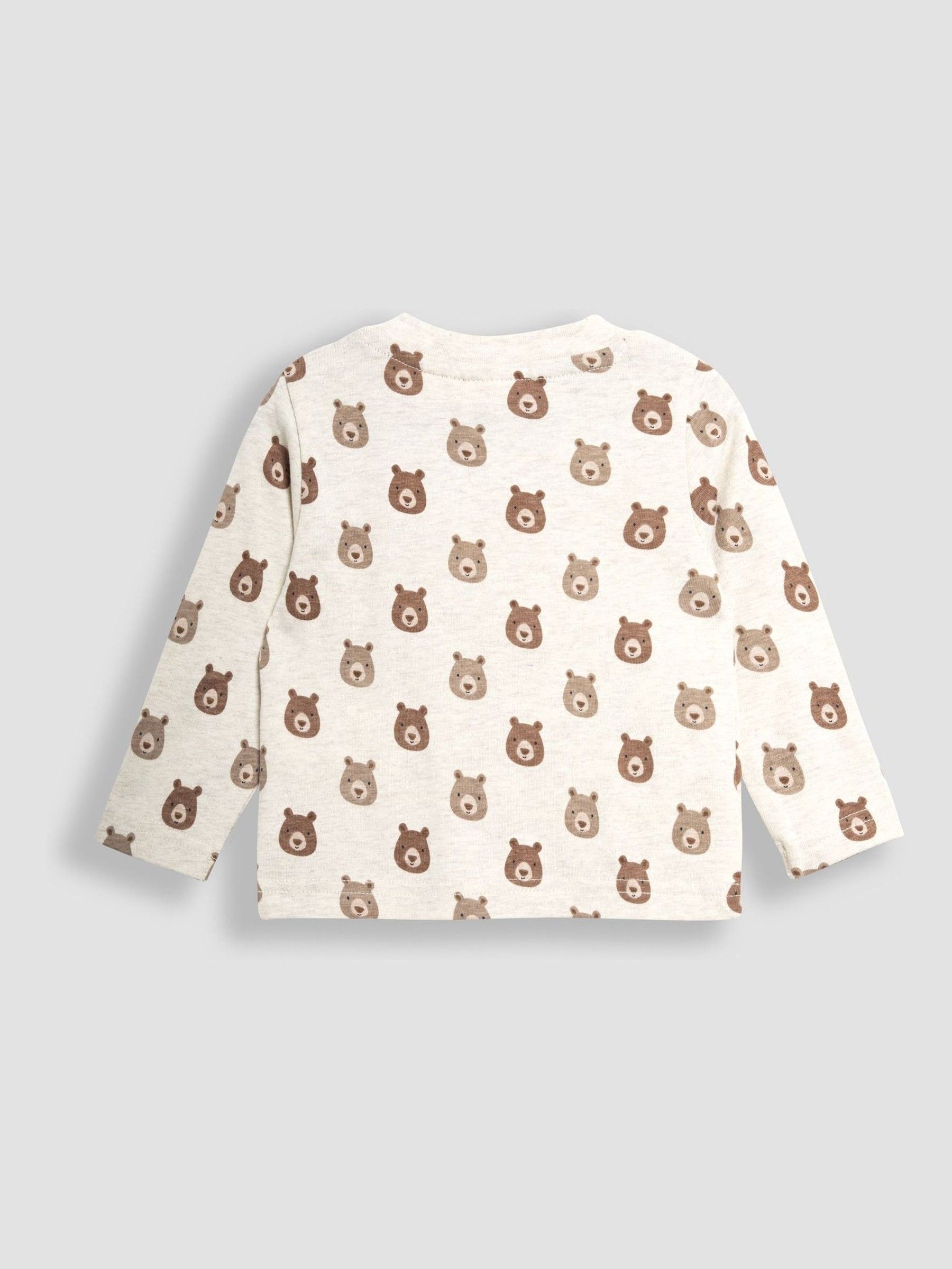 Brown Bear Applique Dungarees & Top Set - Image 4 of 6