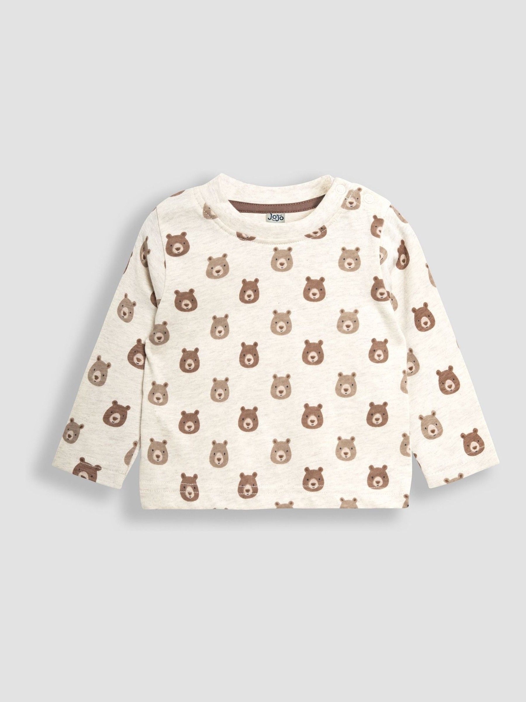 Brown Bear Applique Dungarees & Top Set - Image 5 of 6