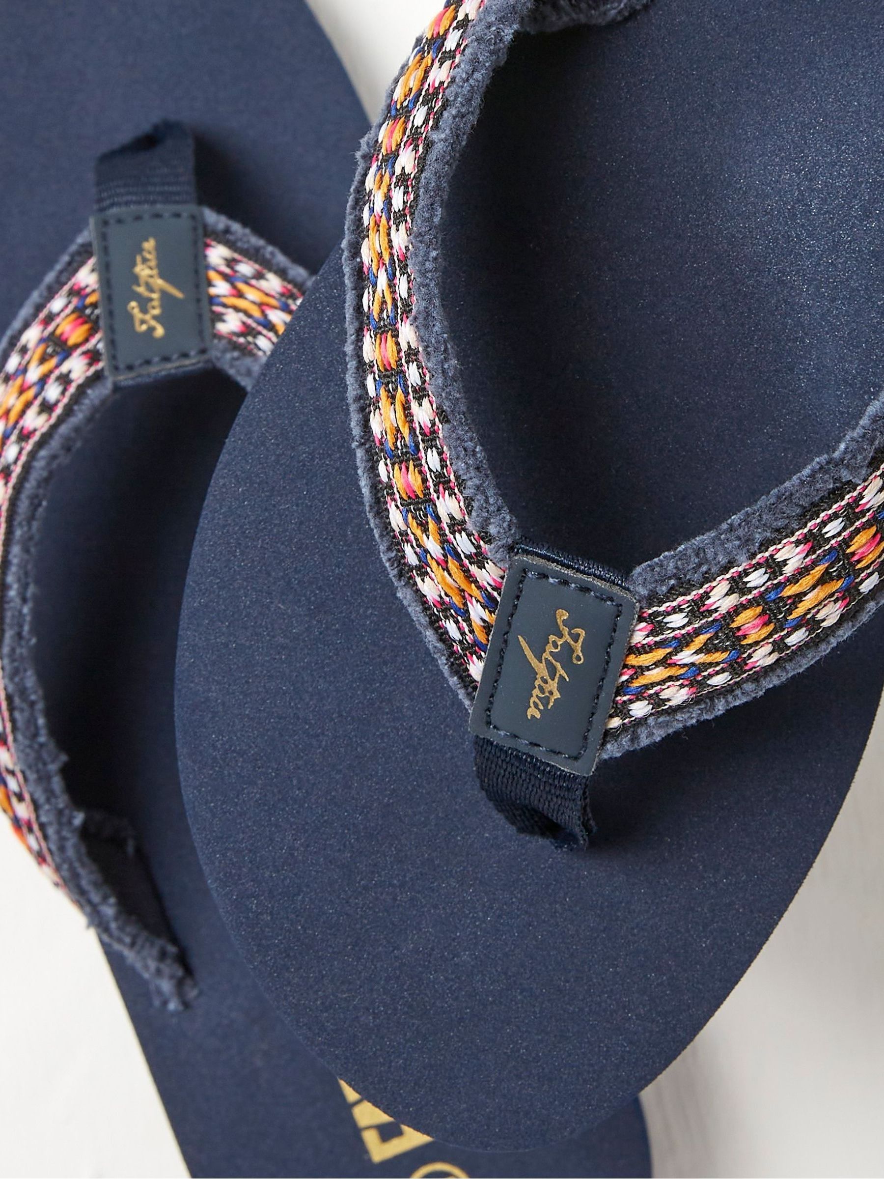 Blue Pentle Flip-Flops - Image 3 of 3 Blue Pentle Flip-Flops - Image 3 of 3