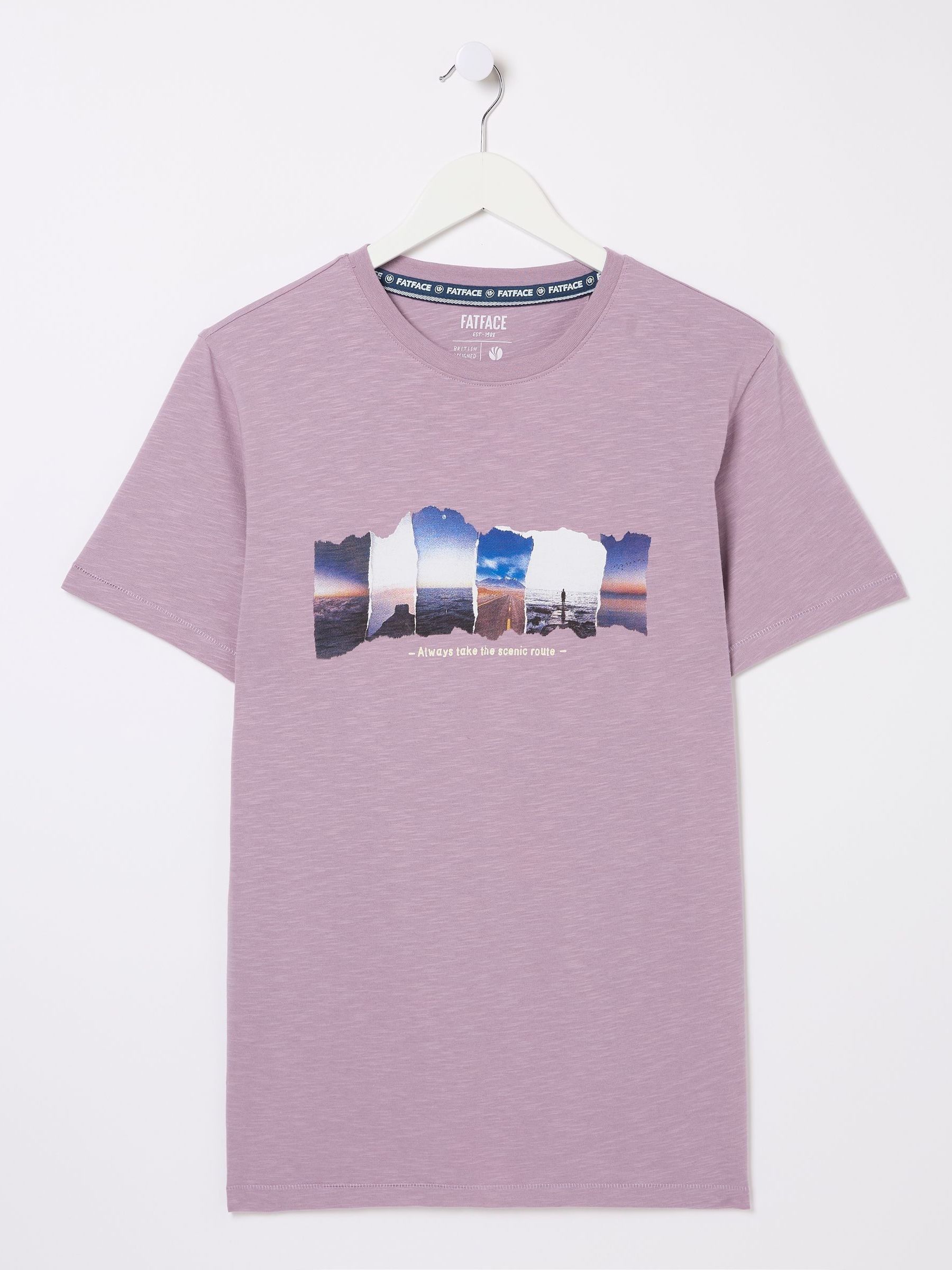 Purple Photo Scene T-Shirt - Image 5 of 5