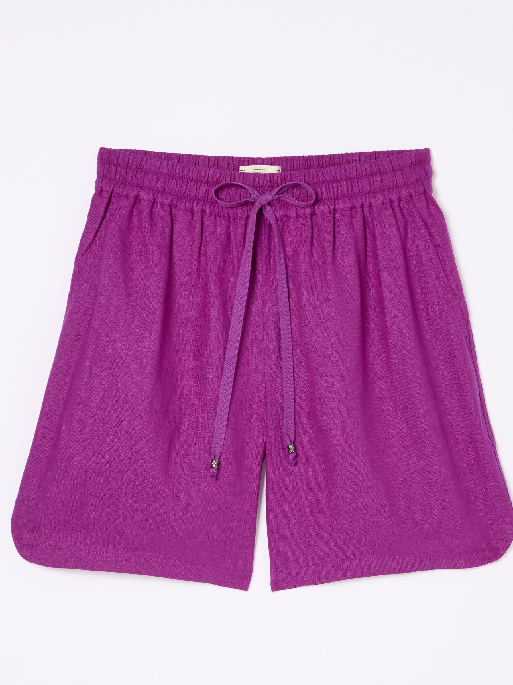 Tenby Purple Linen Shorts - Image 4 of 4