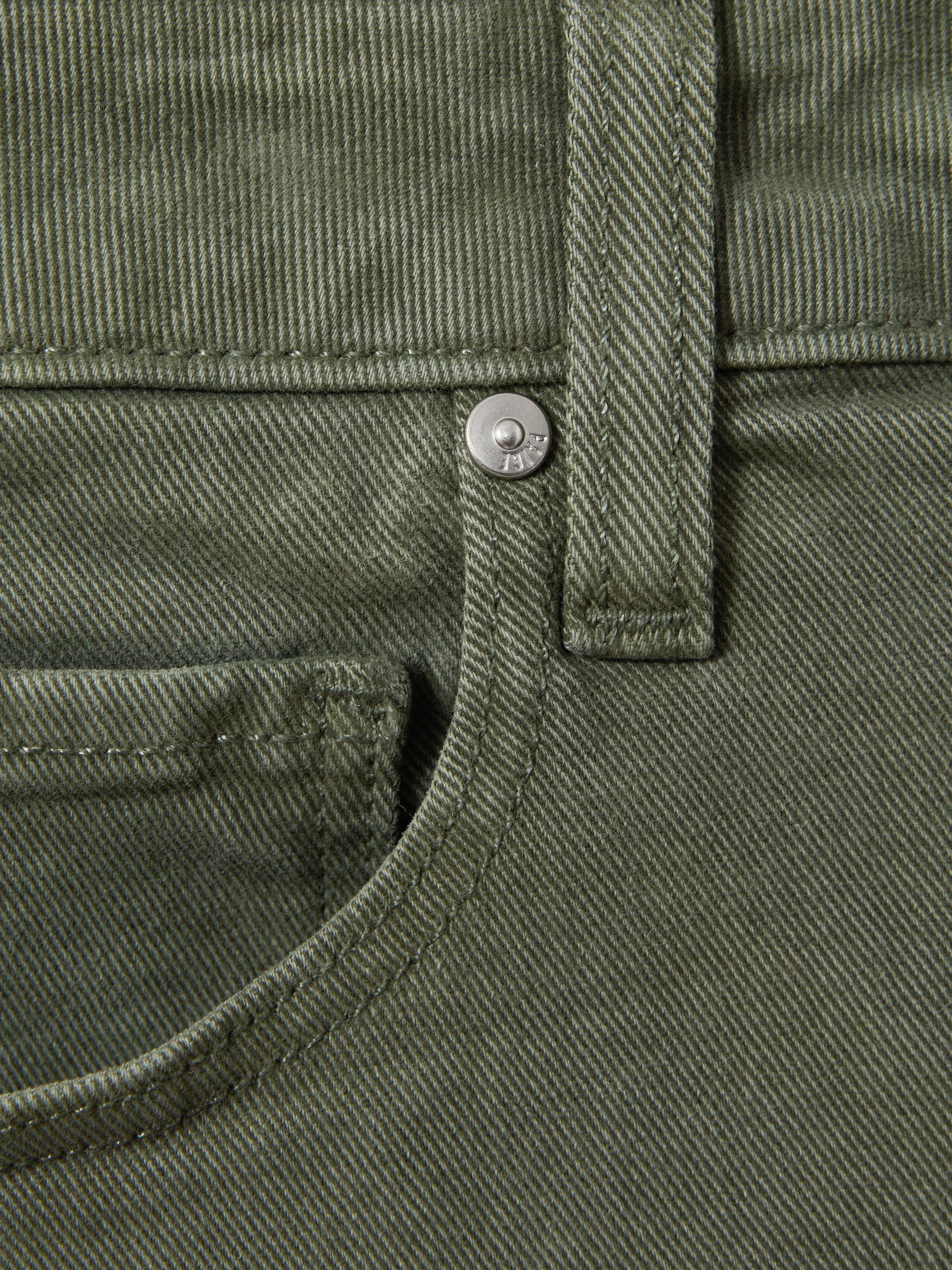 Paige High Rise Denim Shorts in Vintage Ivy Green - Image 6 of 6