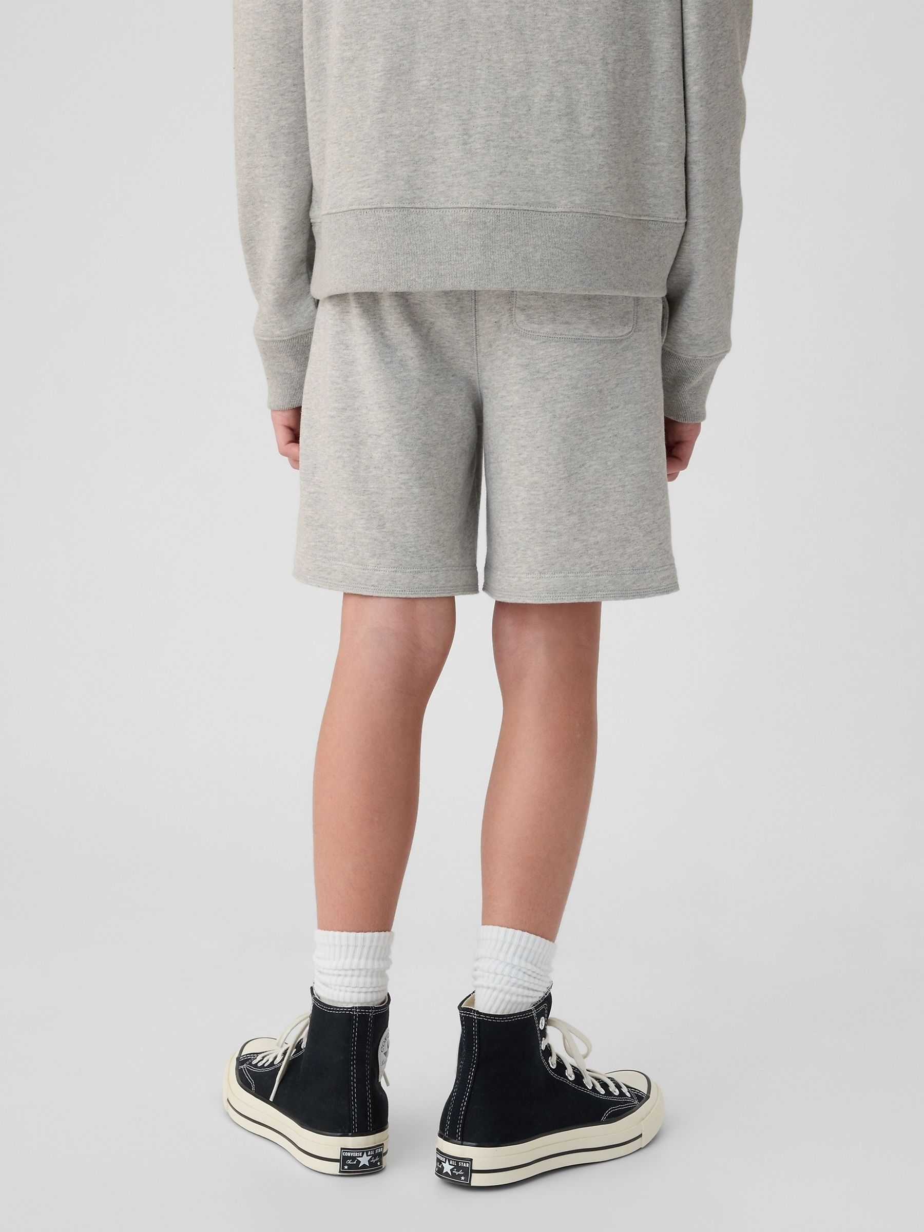 Grey Logo Graphic Pull On Shorts (4-13yrs) - Image 2 of 5