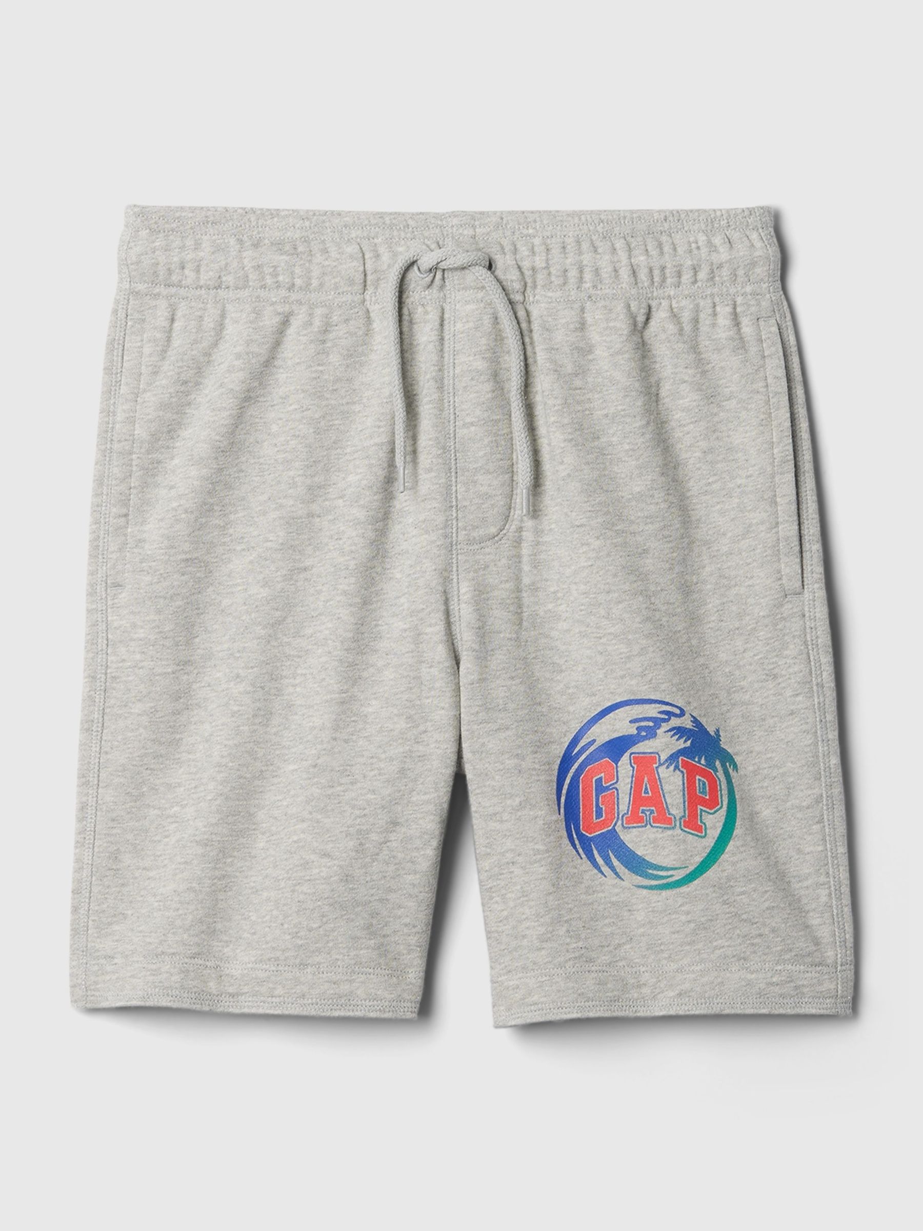 Grey Logo Graphic Pull On Shorts (4-13yrs) - Image 5 of 5