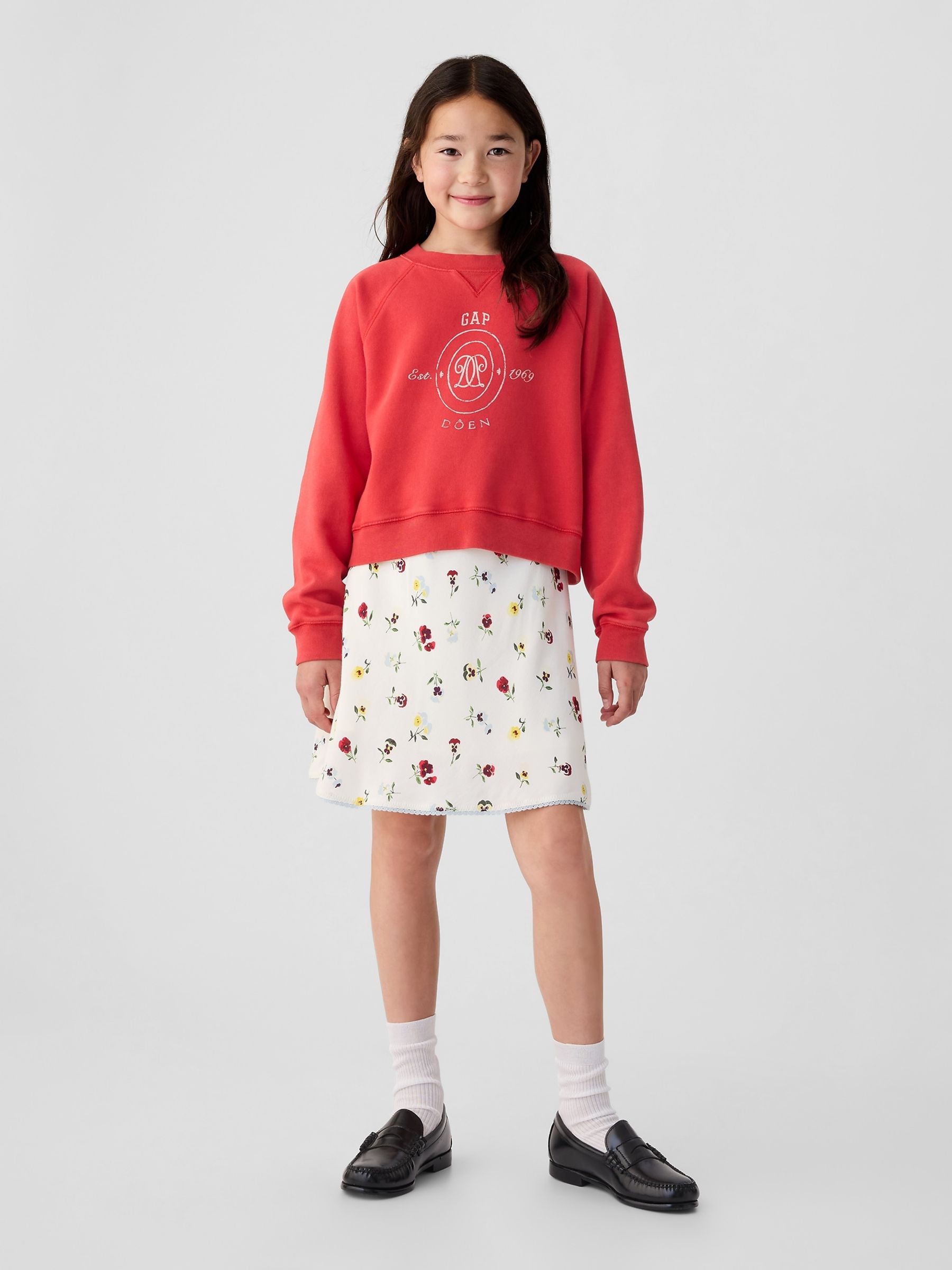 Red DÔEN Logo Jumper (Kids) - Image 3 of 5